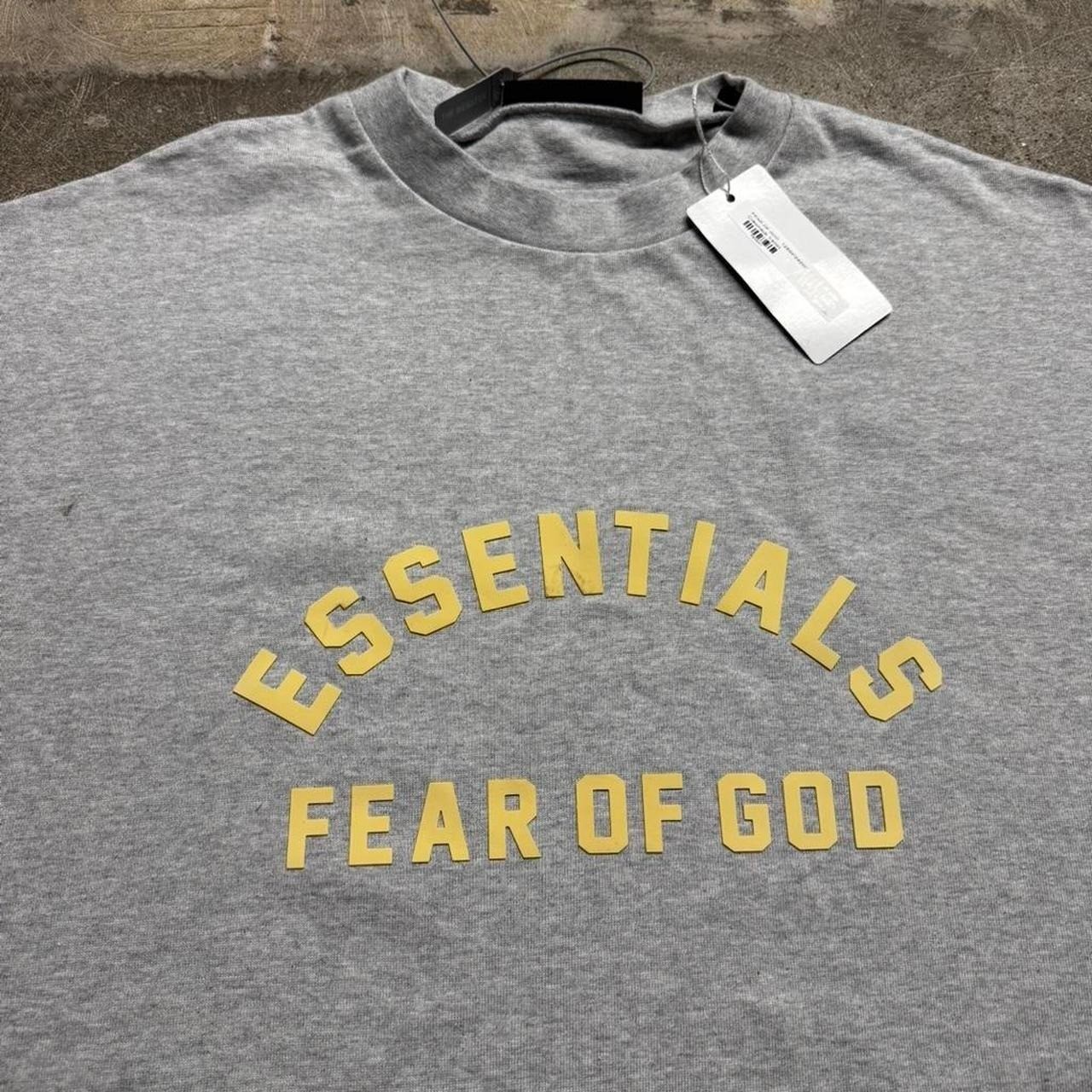 Fear of God Essentials grey oversized t shirt NWT