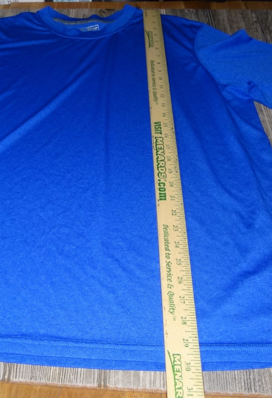 Epic Energy Zone Men’s Blue Polyester Short Slv Loose Fit T-Shirt Sz XL46-48