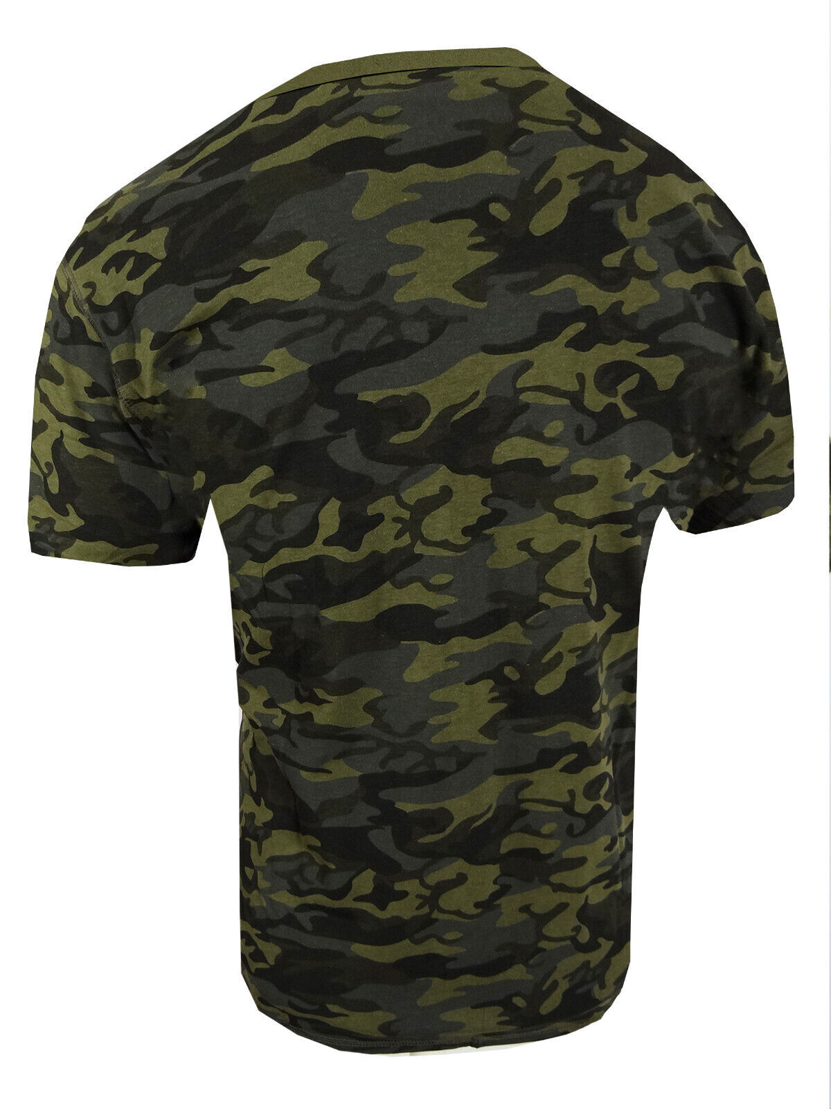 Short Sleeve T Shirt Camo Camouflage Tactical Pocket Tee Shirt TRUE TO SIZE FIT!