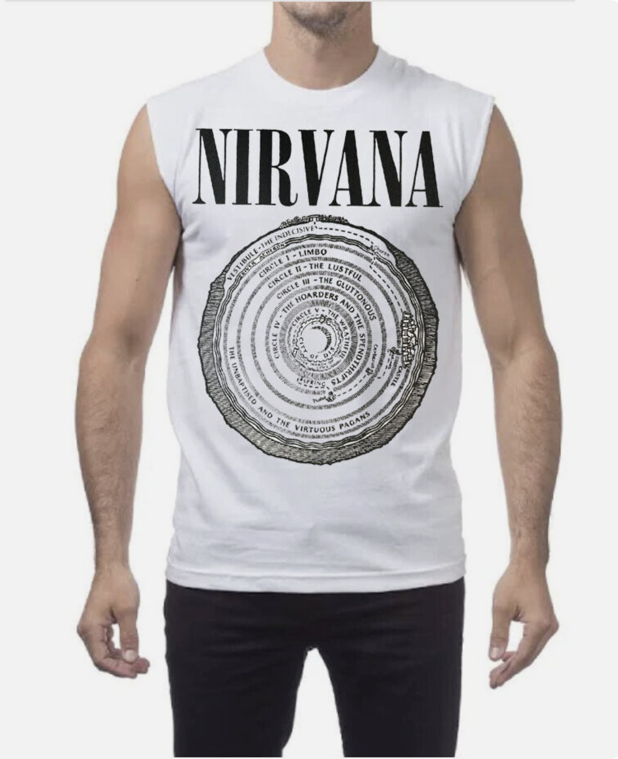 Nirvana Circle N Rock BAND MUSCLE SHIRT (Multiple Variations)