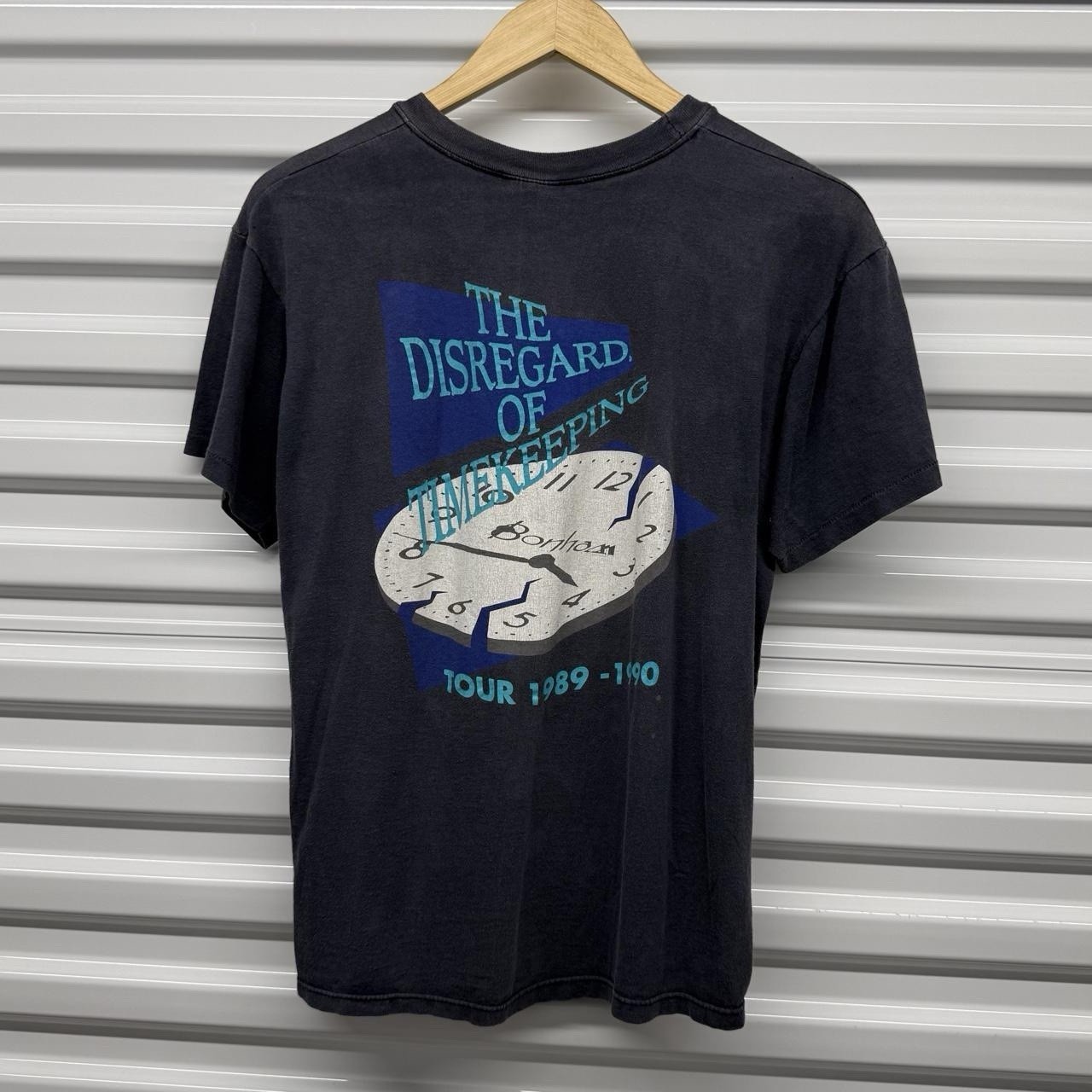 Vintage 1989 Bonham The Disregard Of Timekeeping Tour Faded Band T-Shirt Size L