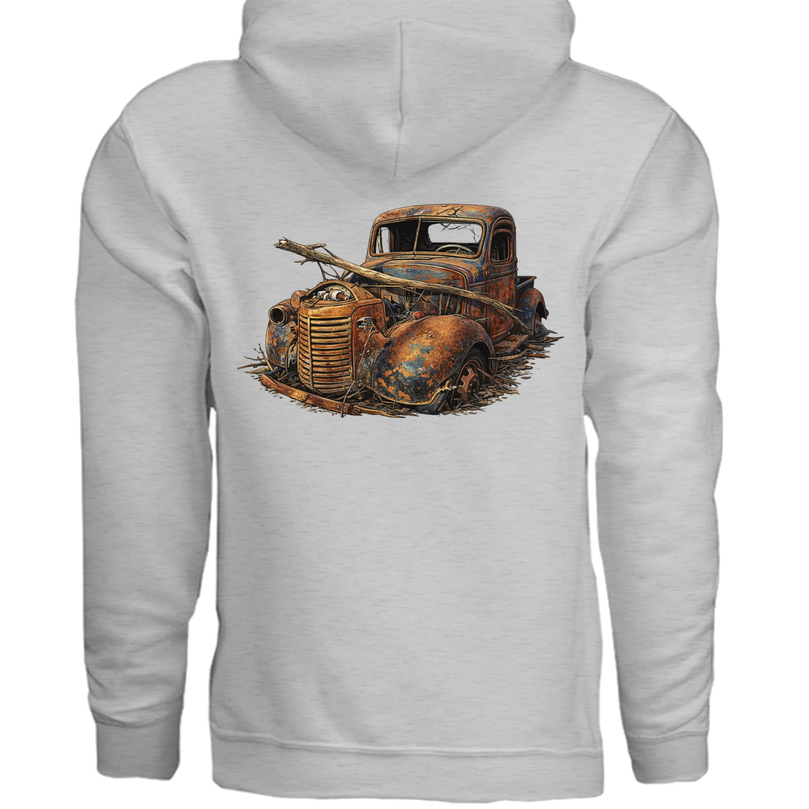 Vintage Car with Stick Graphic Tee | Wearable Art | An Old Man’s Art