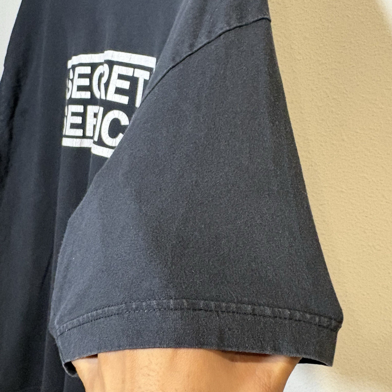 Vintage AAA Secret Service USA T Shirt Mens Streetwear Size XL Spellout Military