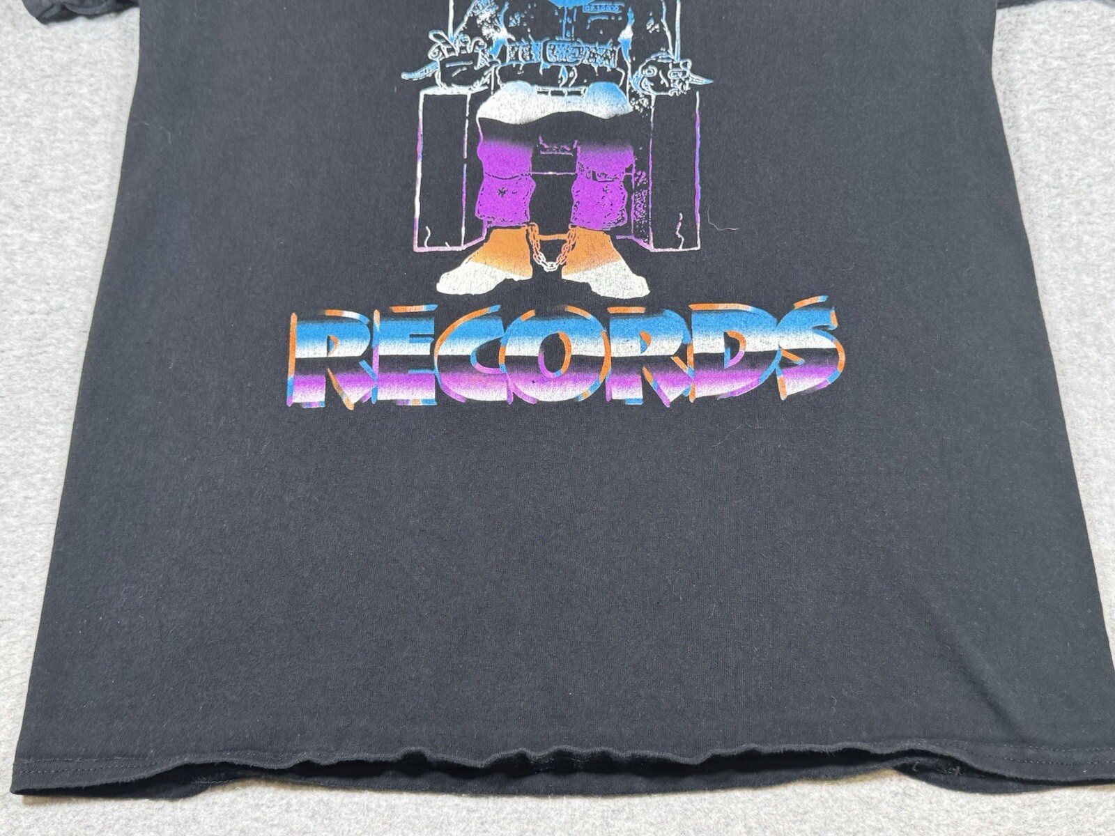 Death Row Records Shirt Adult Black Medium Recording Company Rap Hip Hop Music