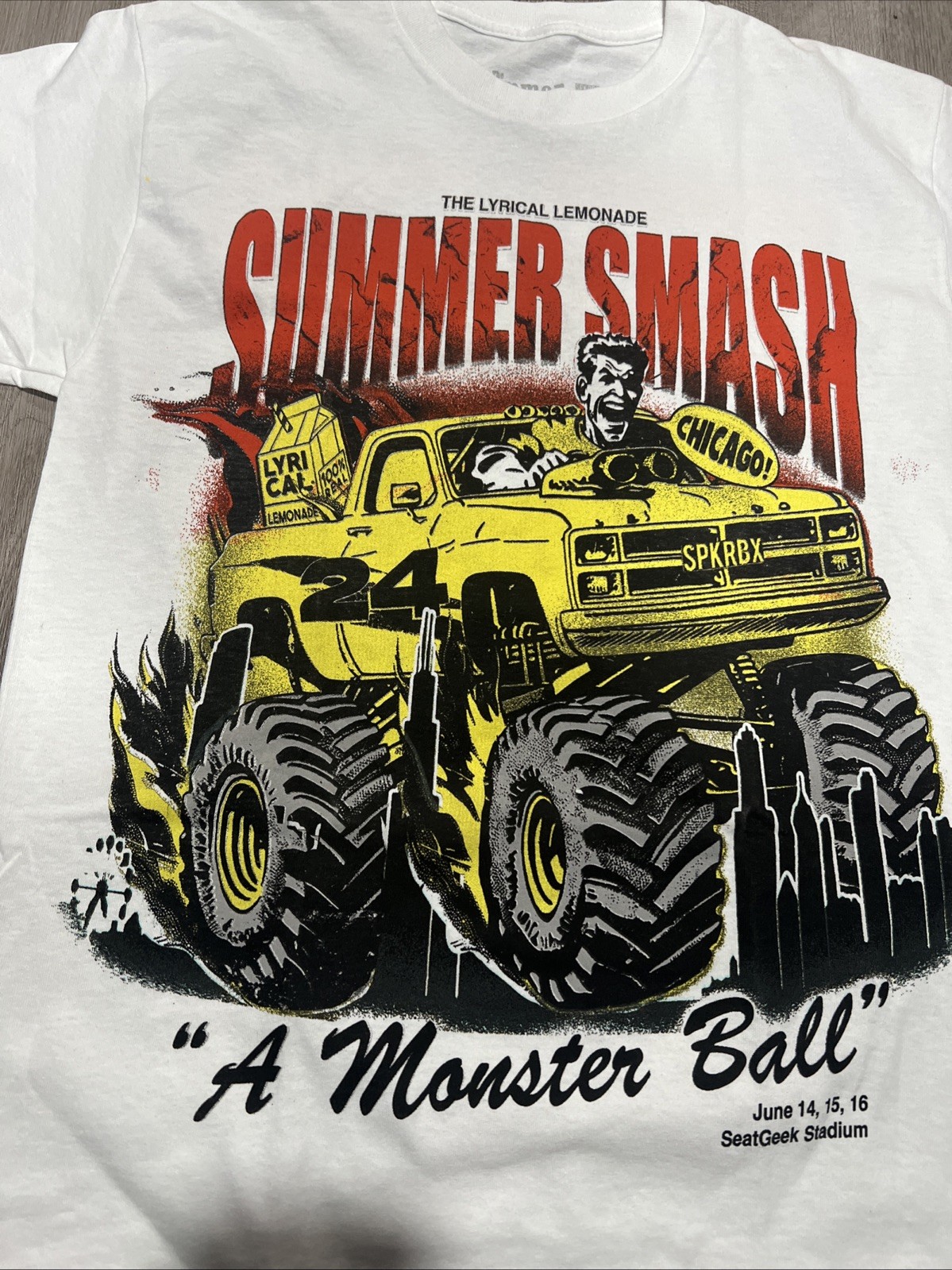 The Lyrical Lemonade Summer Smash 24 A Monster Ball Line Up Medium Tshirt