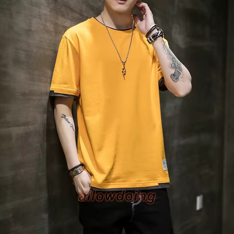 Men’s Loose Fit Oversized Heavyweight Cotton T-Shirt Short Sleeve (Size- S-3XL)