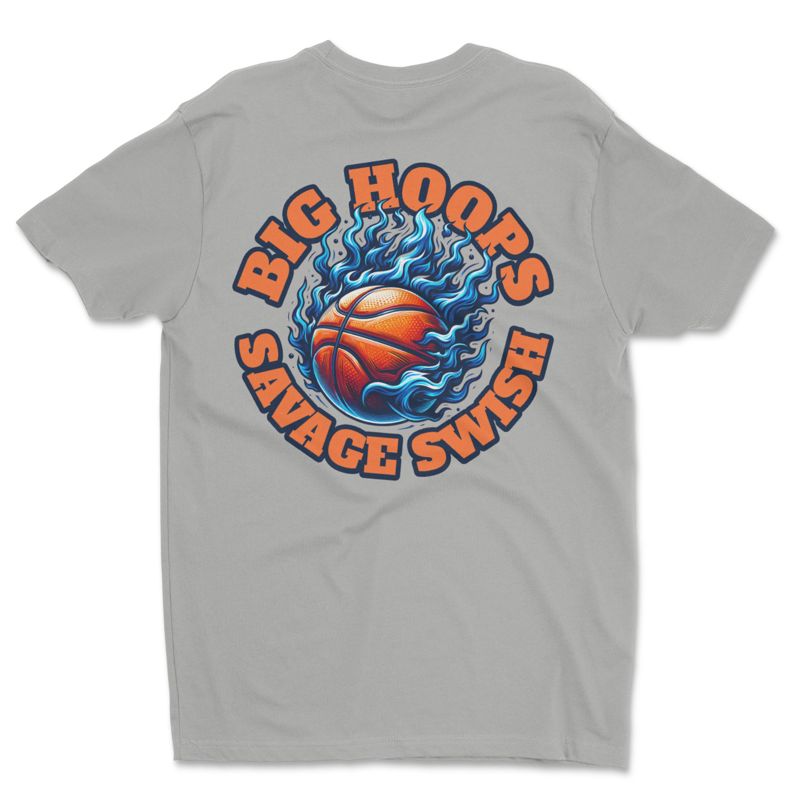 Custom T-Shirt, Big Hoops, Dtf Print On Next Level T-Shirt unisex Soft Cotton