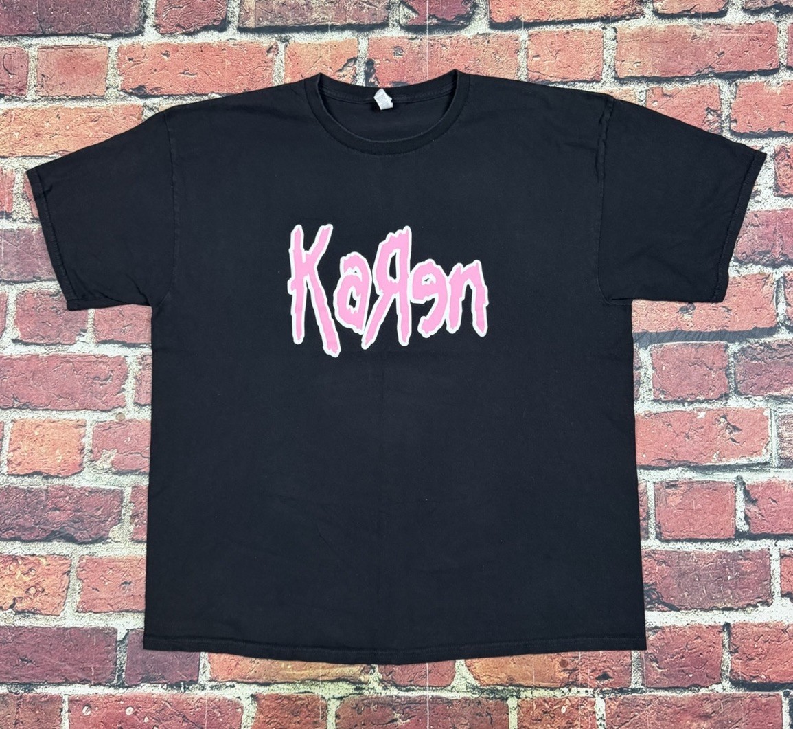 Karen Are You The Manager MethSyndicate Funny Korn Band Parody T Shirt Men’s XXL