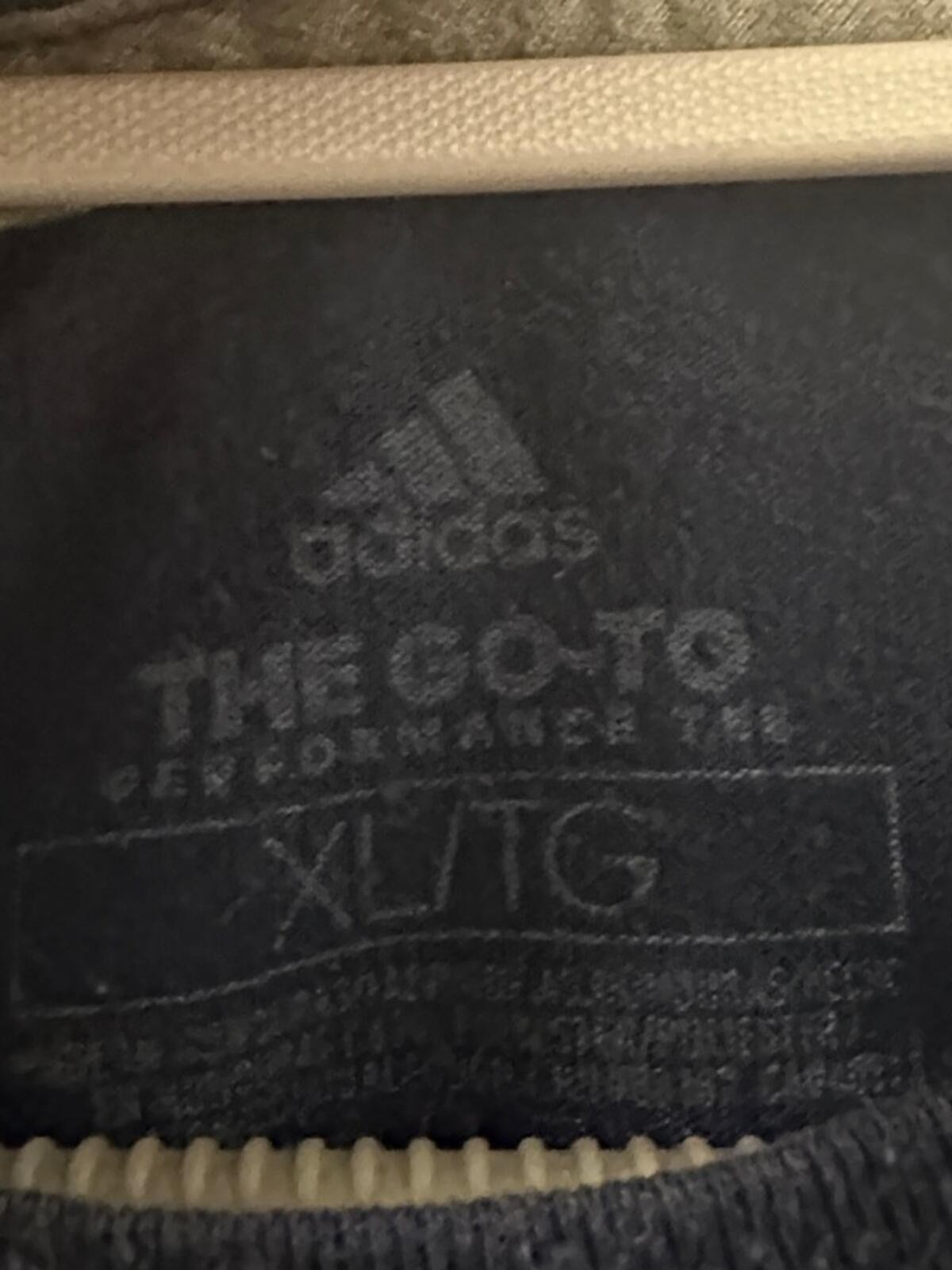 adidas Navy Long Sleeve Box Logo Vintage T Shirt