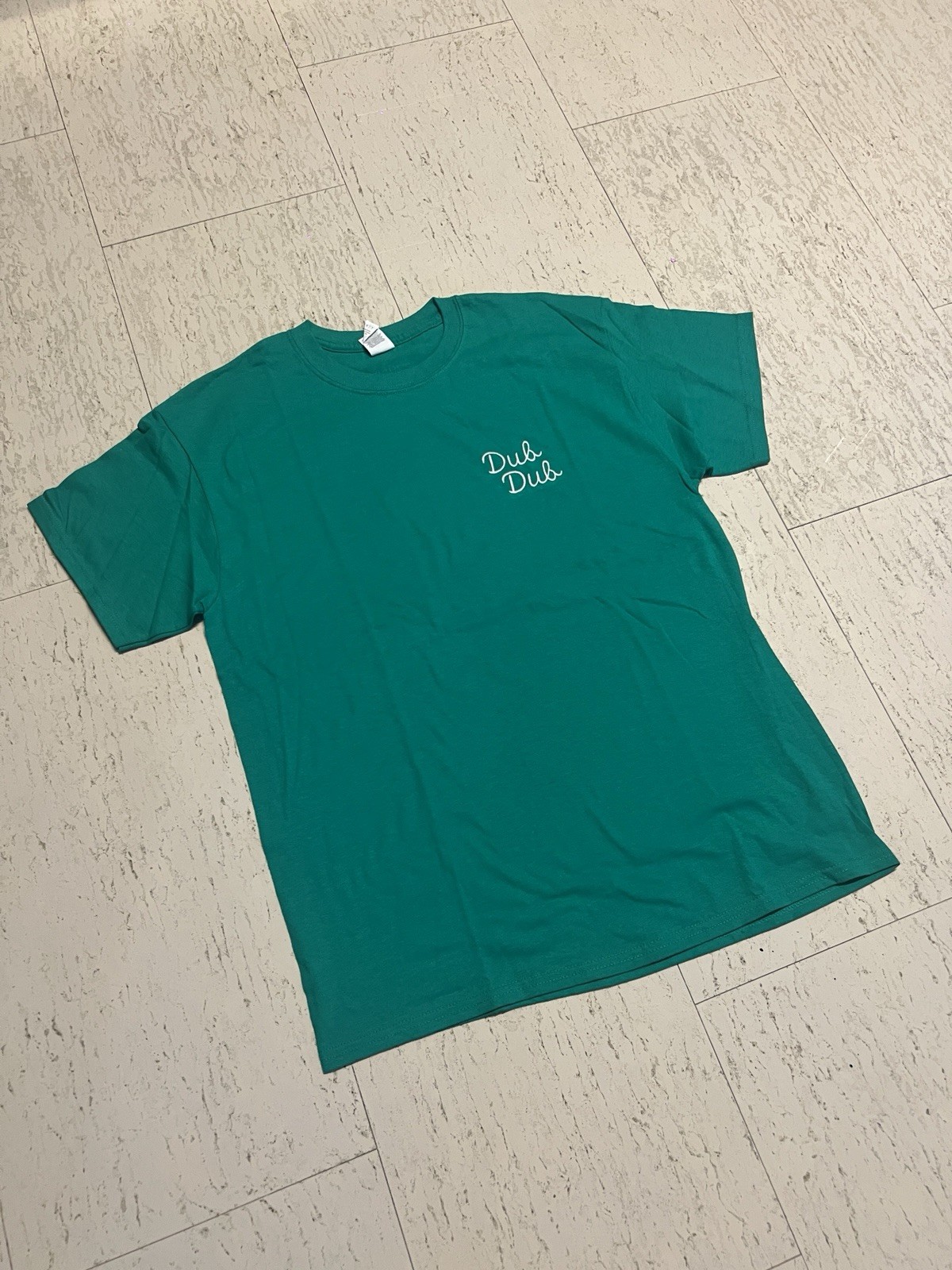 Official Apple WWDC19 Green Embroidered Dub Dub Tee