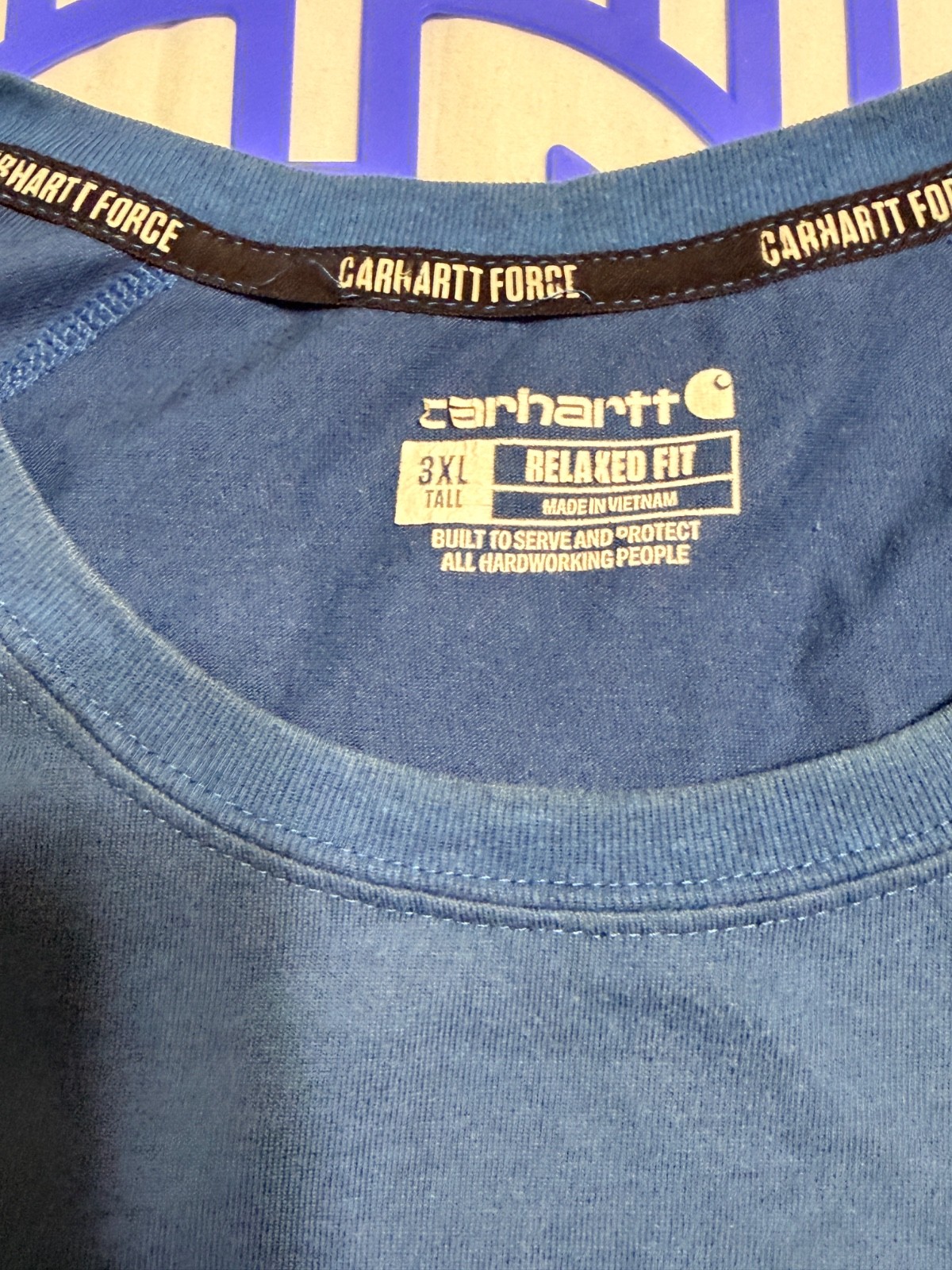 Carhartt T Shirt Adult 3XL Original/ Relaxed Fit Short Sleeve Pocket Lot Of 4