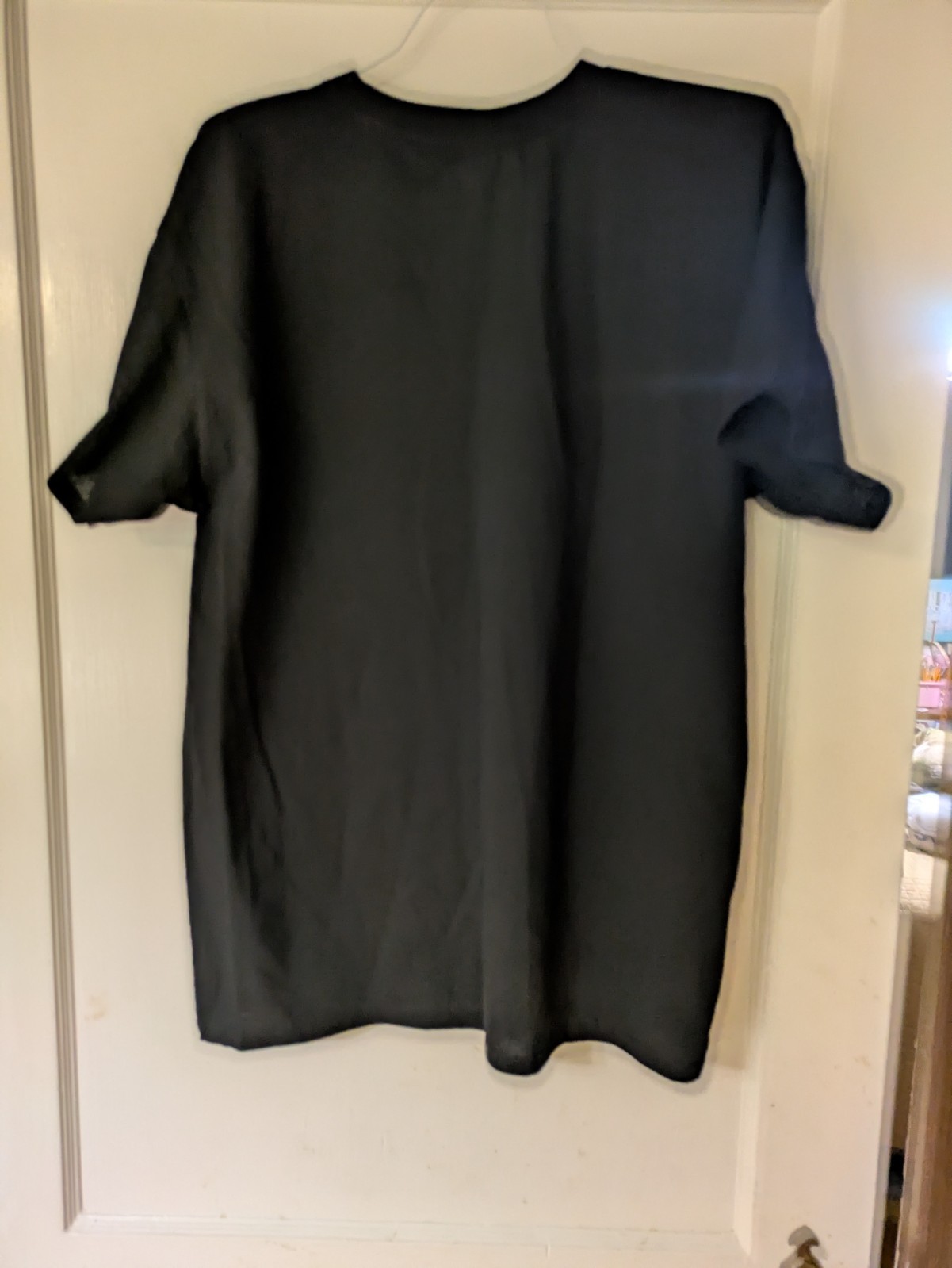 Black Tee Shirt Size Large Pink Machine Wash Cold Dont Call Me 2 Busy 4 U Cell