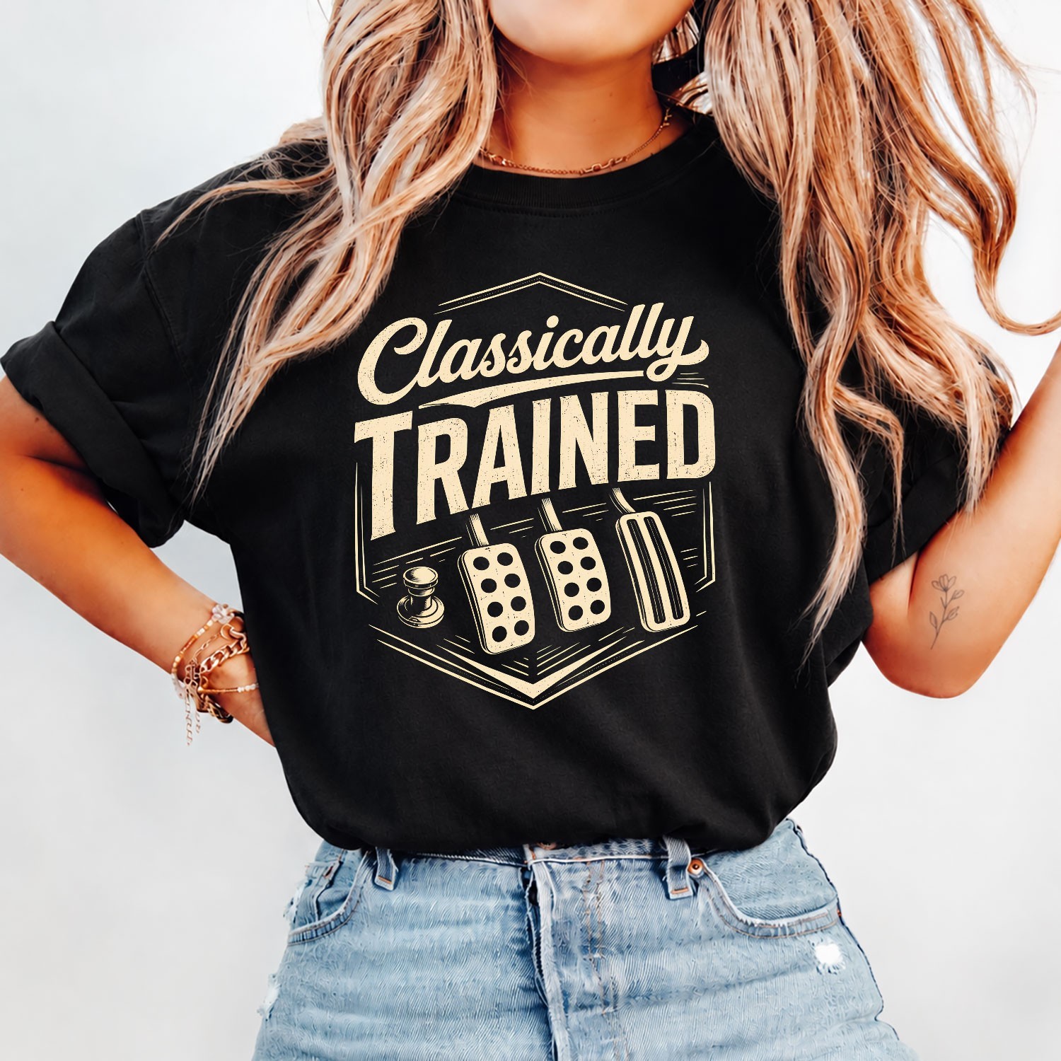 Classically Trained T-Shirt For Music Lovers Great Events Vintage Style Shirt