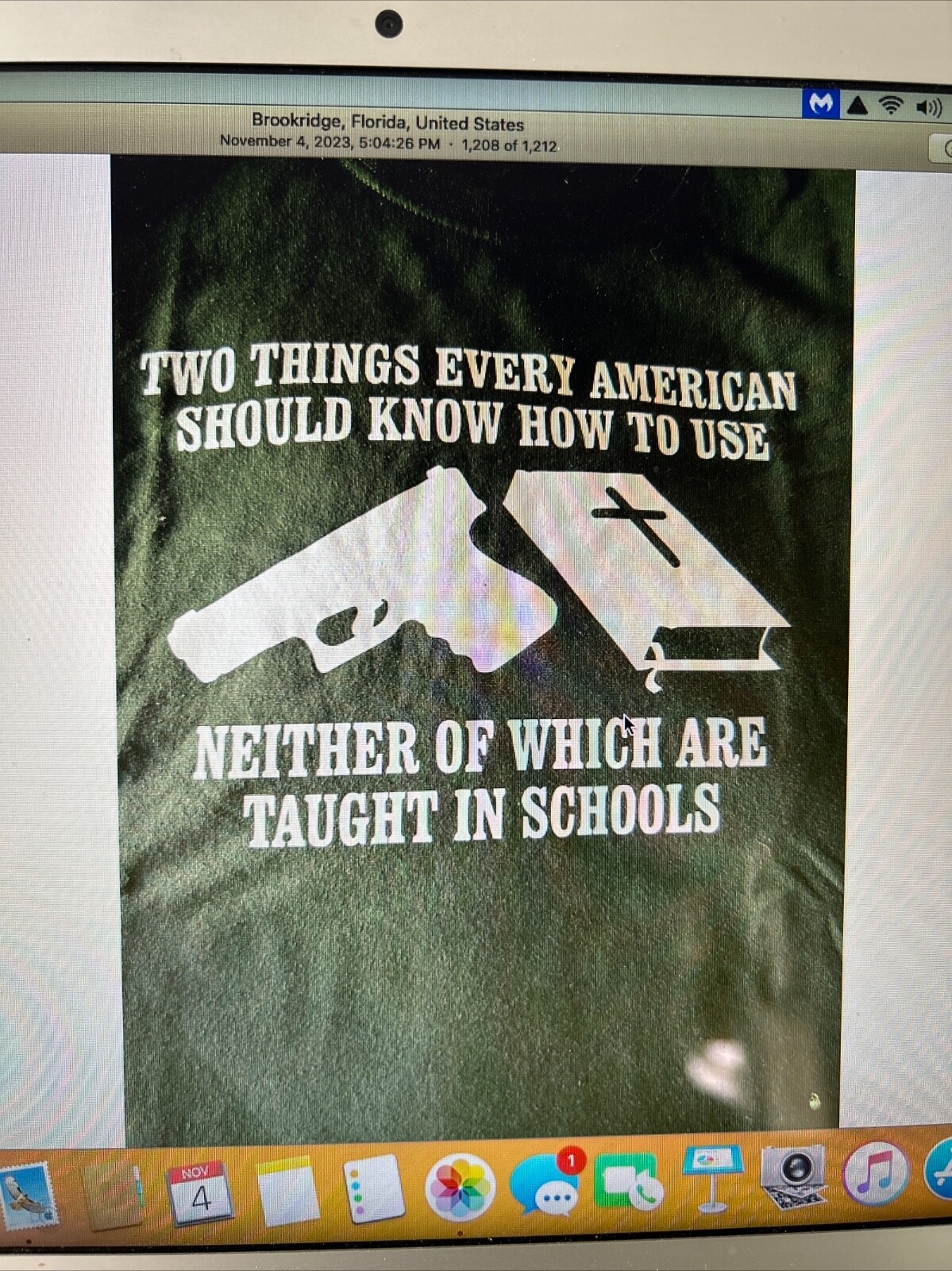 Two Things Every American Should Know How to Use Tee T-Shirt Military