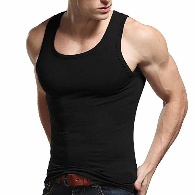 3-12 Packs Mens 100% Cotton Tank Top A-Shirt Undershirt Ribbed Finest Quality