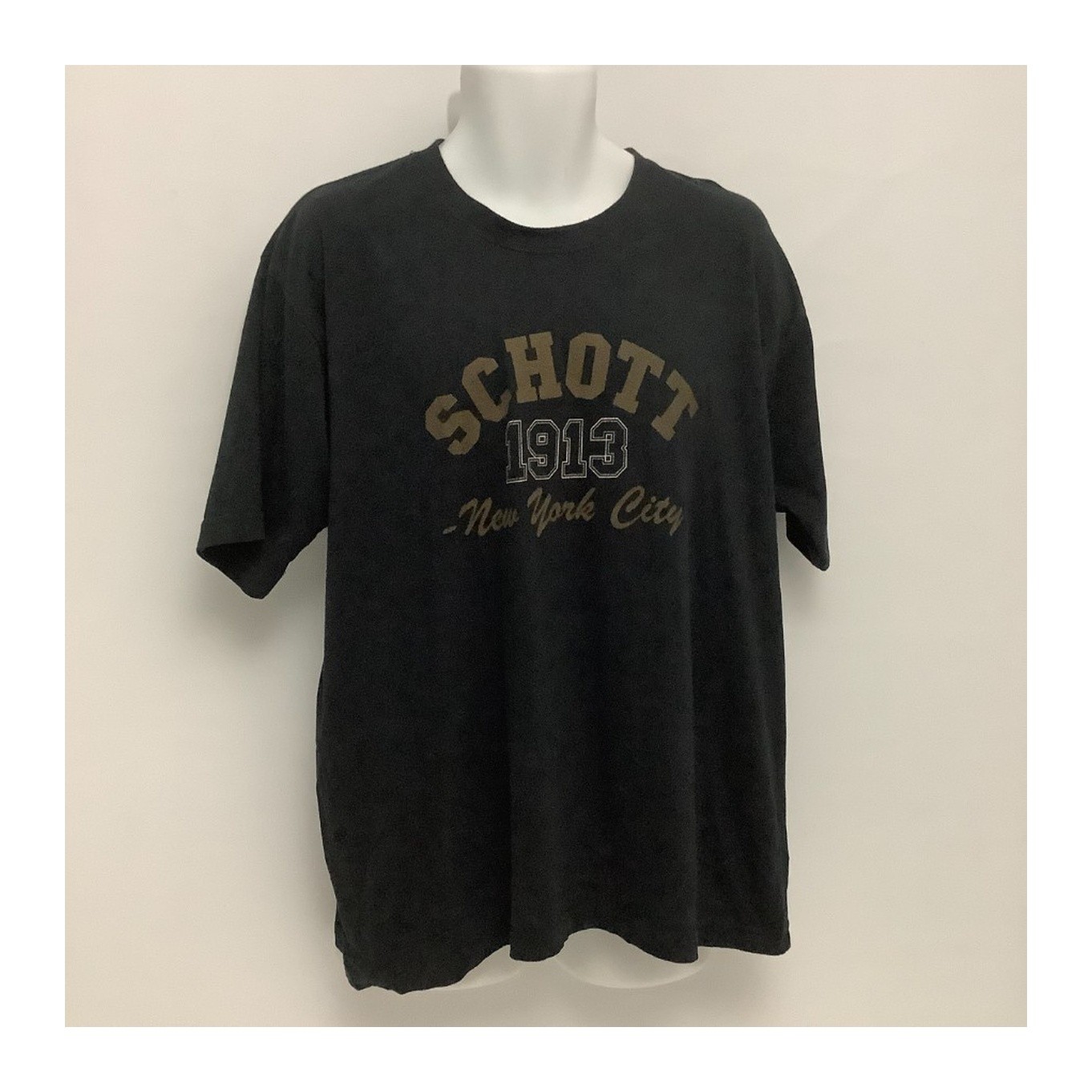 Schott New York City 1913 100 Percent Cotton T Shirt XXL Style BASIC7 GRS06007