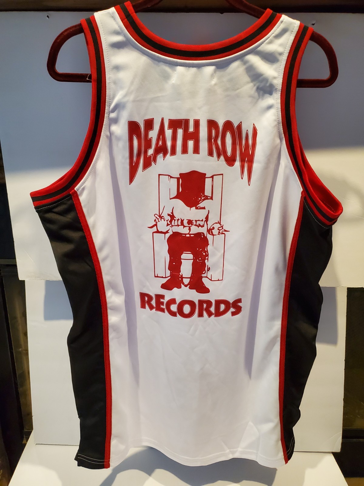Death Row Records Basketball Jersey Mens XL HGC 1991 NWT