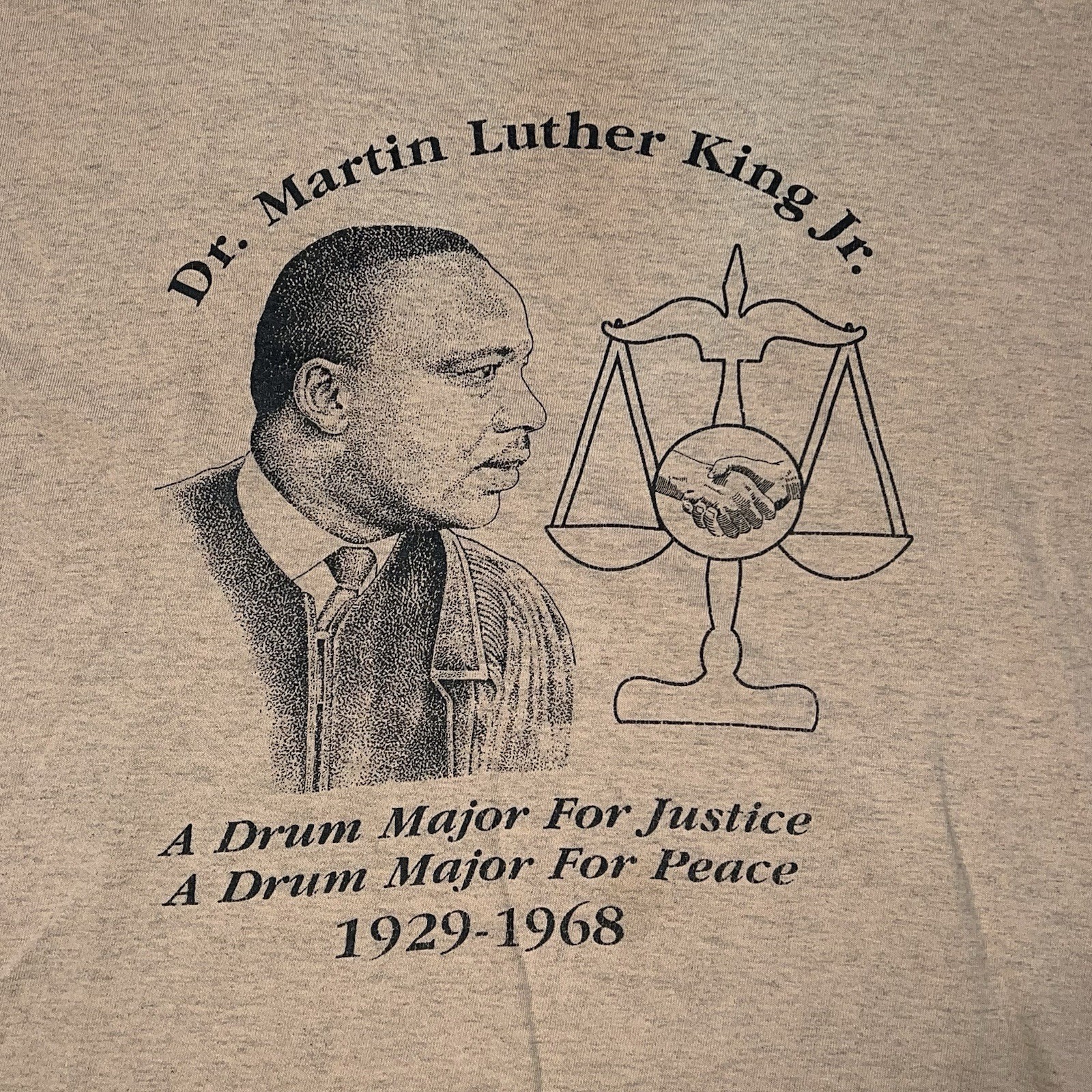 Vintage 90s MLK & Rosa Parks Tribute T-Shirt Size XL