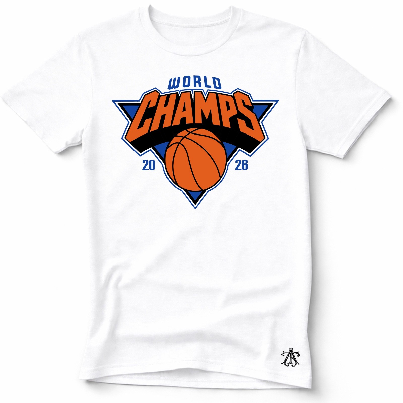 NYK 2026 Basketball CHAMPS Soft, Pre-Shrunk Ring Spun Cotton T-Shirt