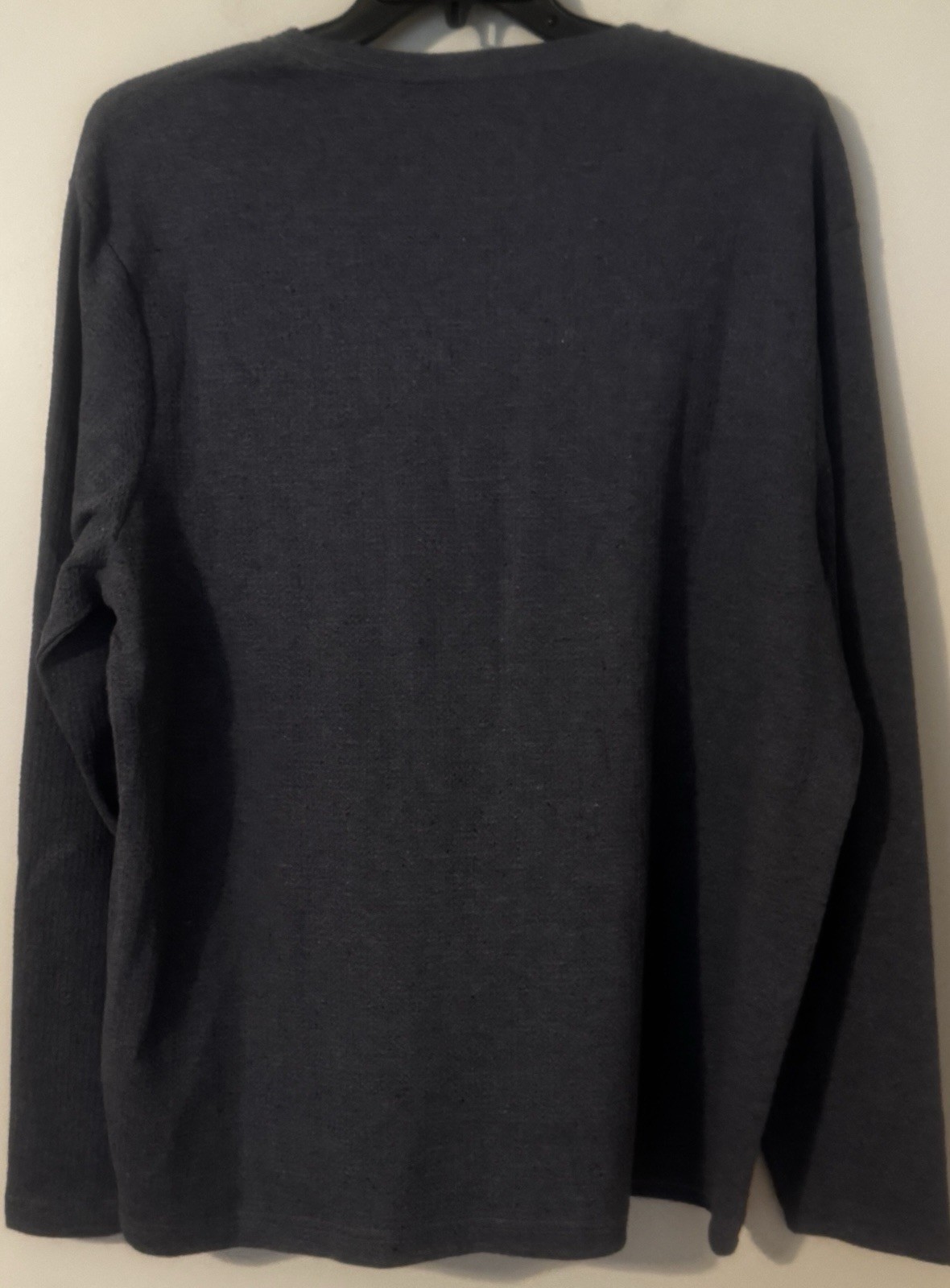 English Laundry Mens Long Sleeve Crewneck Shirt Blue Comfort Stretch 2XL