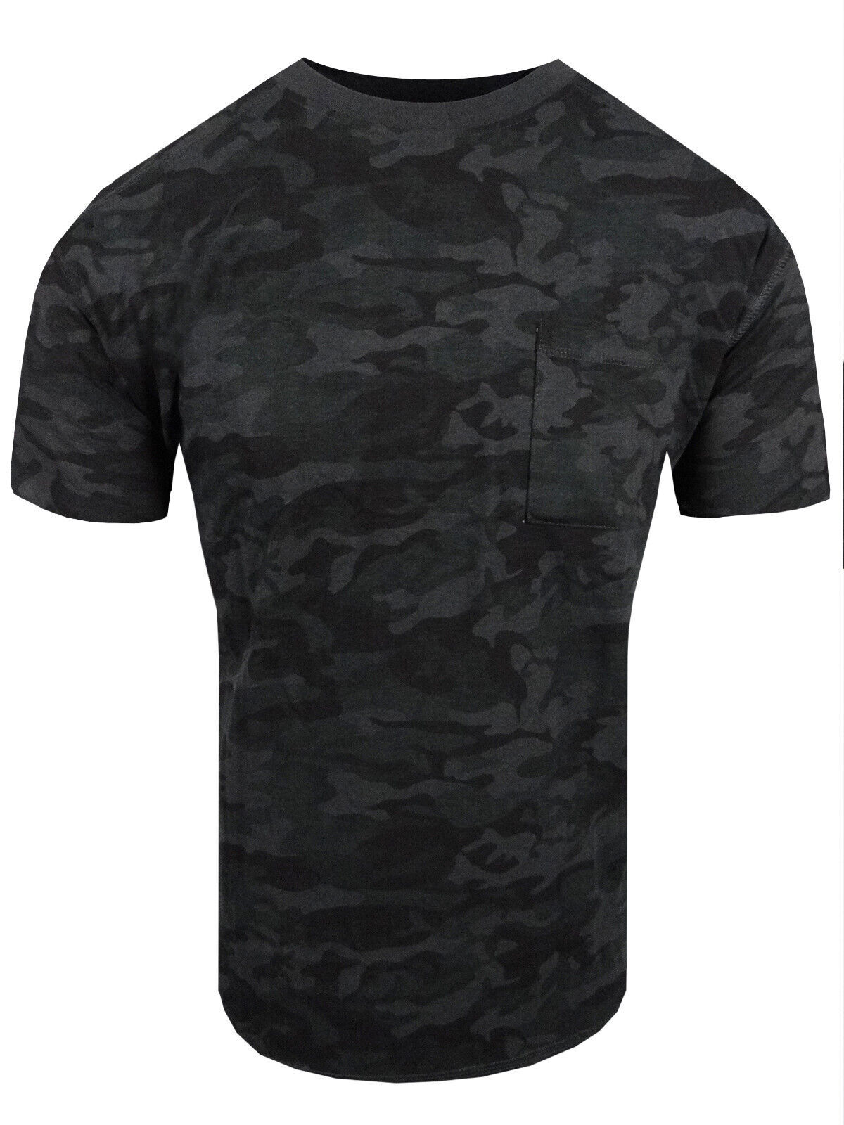Short Sleeve T Shirt Camo Camouflage Tactical Pocket Tee Shirt TRUE TO SIZE FIT!