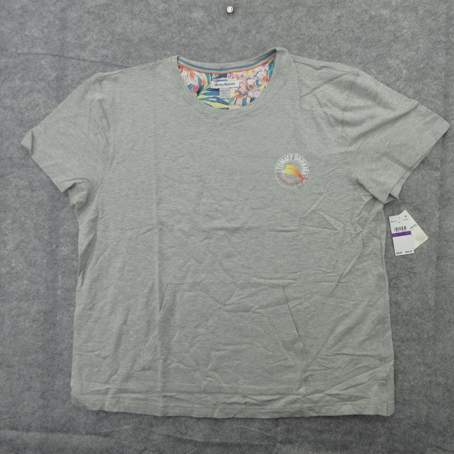 Tommy Bahama Mens Terry Short Sleeve Crew T-Shirt Size S M L XL XXL 3XLT New