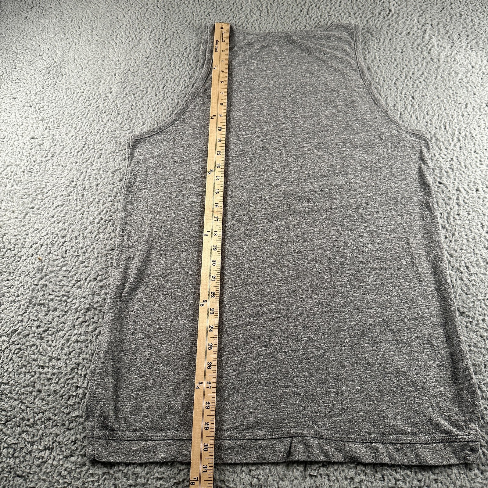 John Elliott + Co Tank Mens L Gray Jersey Lightweight Pocket Scoop Neck USA