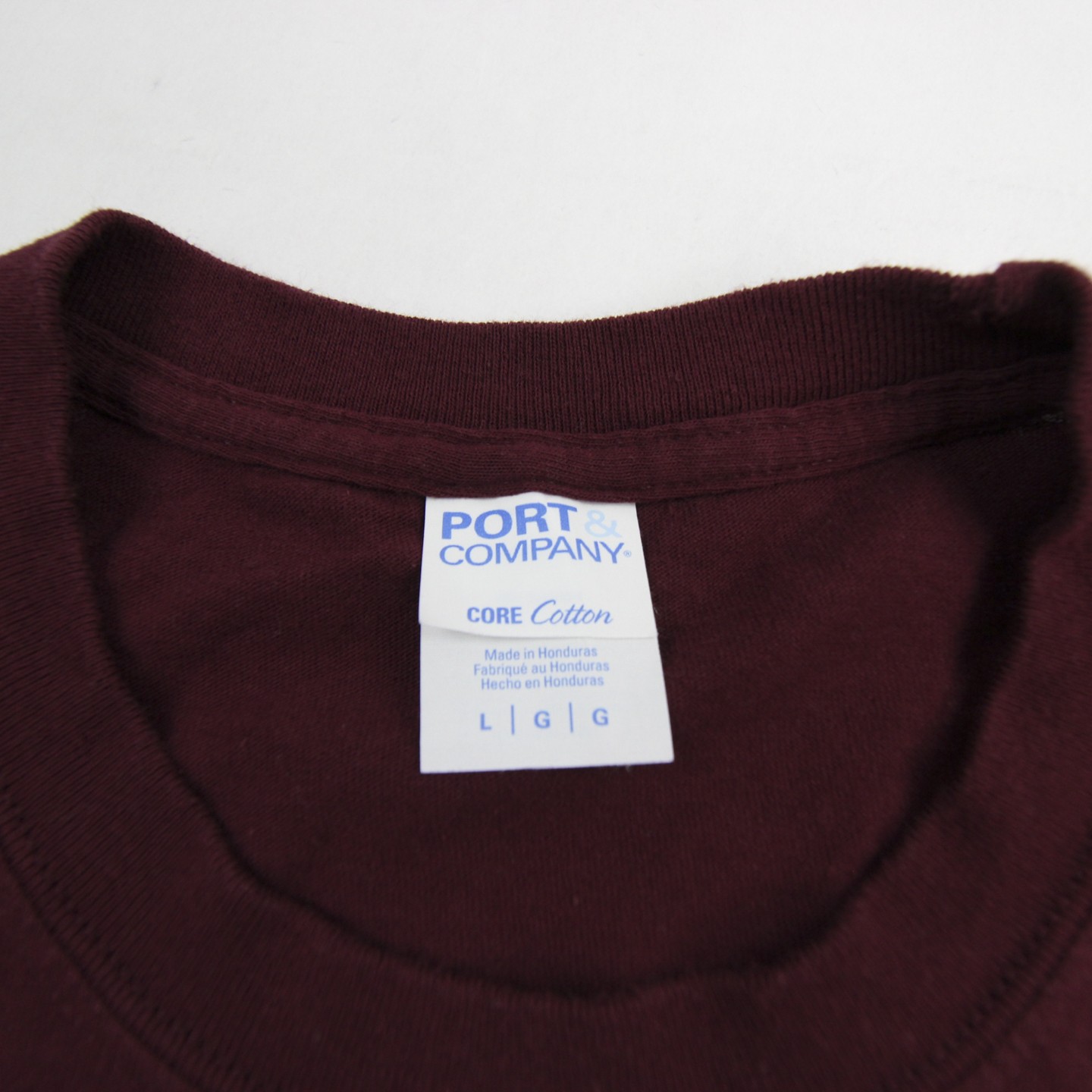 Port & Company Short Sleeve Shirt Men’s Maroon Used L