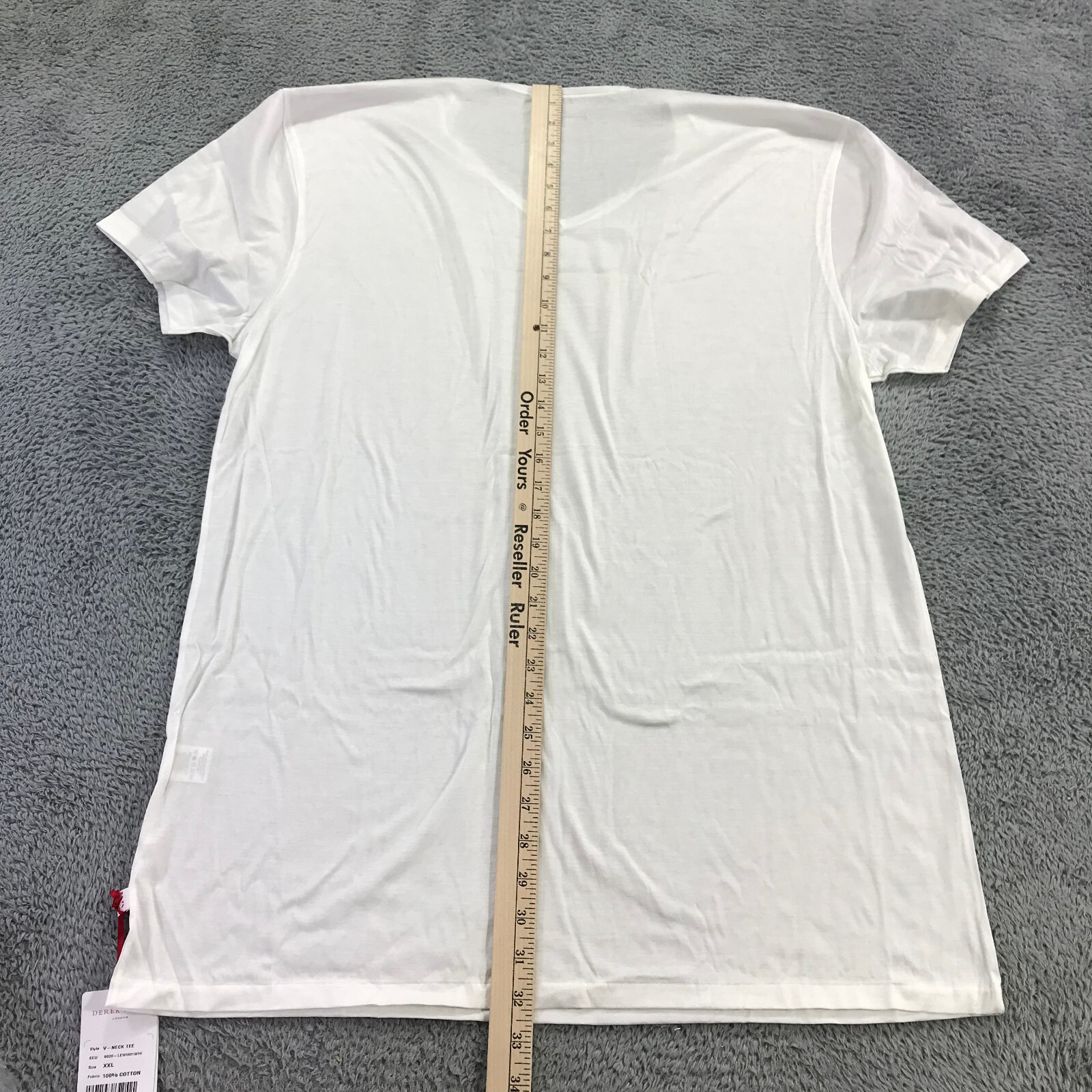 Derek Rose Shirt Mens 2XL XXL London T-Shirt $ 115 Short Sleeve Tee Pure Cotton