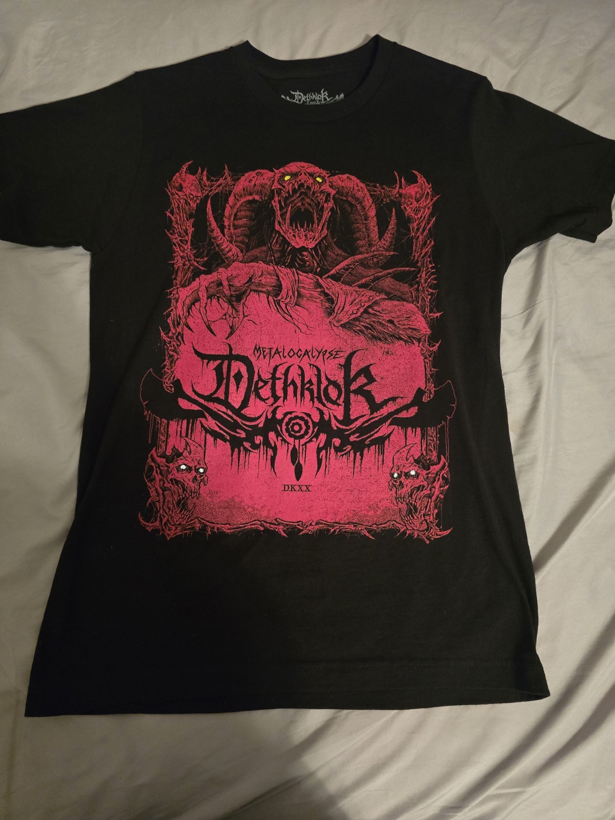 Metalocalypse Dethklok 20th Anniversary Amonklok Concert Shirt Merch Small