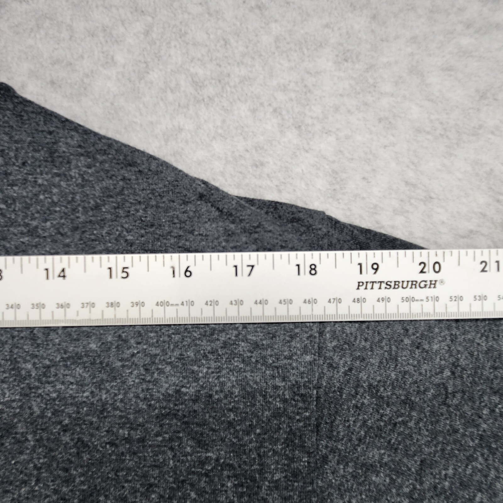 MV Sport T-Shirt Men’s M Gray Solid Cotton Logo Crew-Neck Short Sleeves Pullover