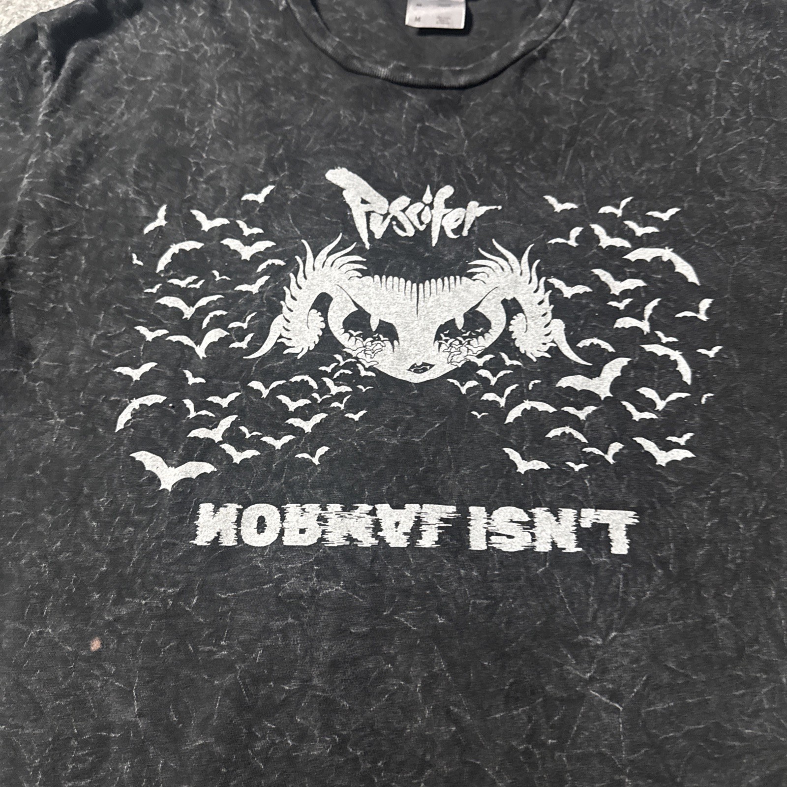 Puscifer T Shirt Mens Medium Short Sleeve Graphic Print Normal Isn’t Bats Tee