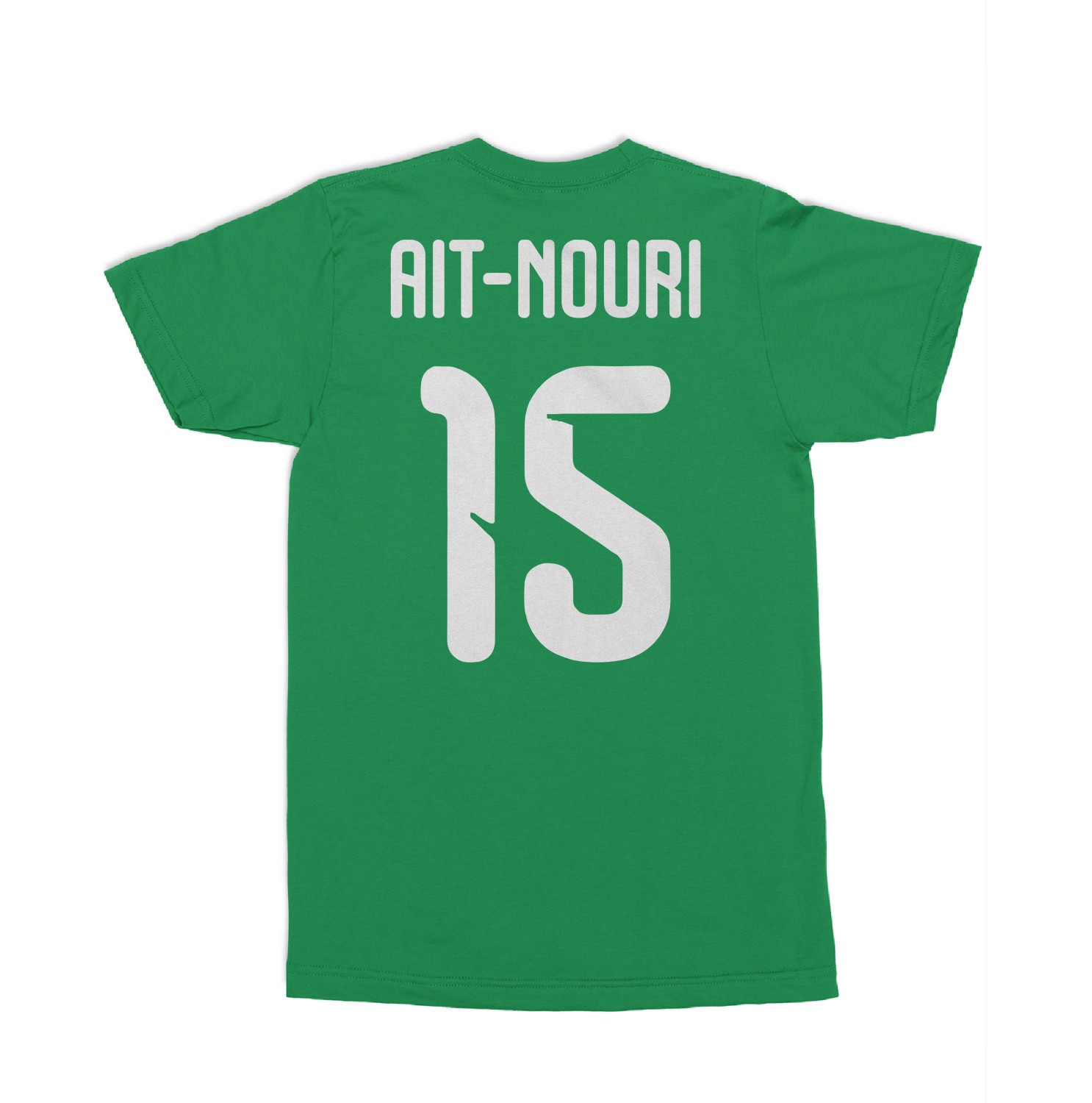 Algeria Pride Ait-Nouri 15 Two-Sided Jersey Style Unisex T-Shirt