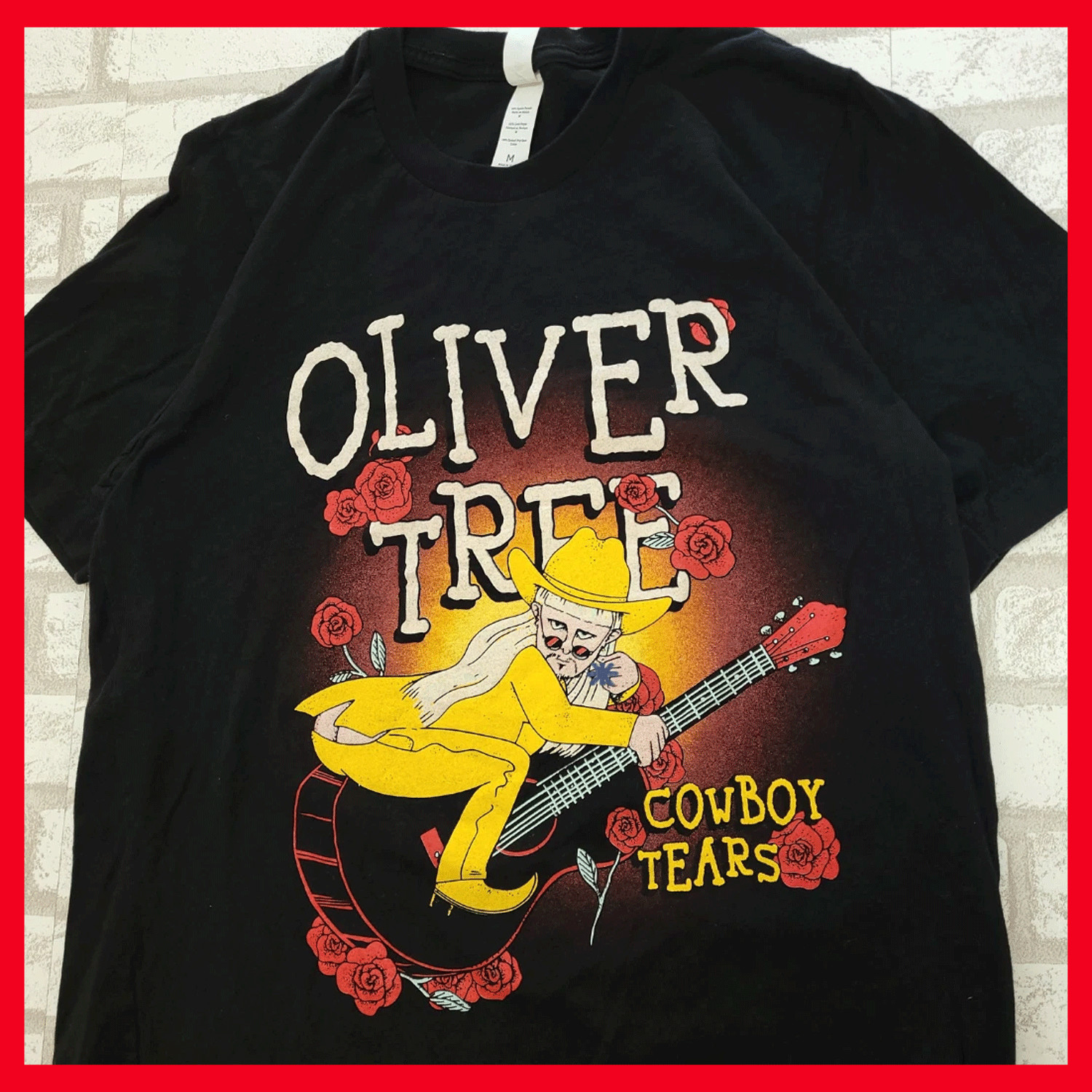 HOT!!! Oliver Tree Cowboy Tears Funny Graphic T-Shirt Reprint Gildan