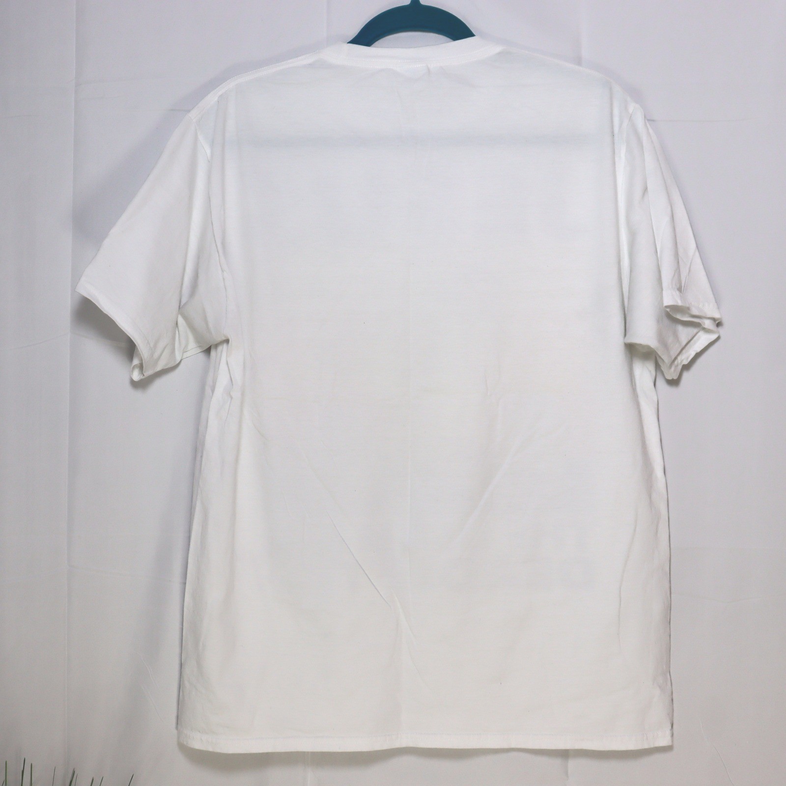 Port & Company Jesus Deadlifter T-Shirt Mens Large White Excellent Graphic Tee