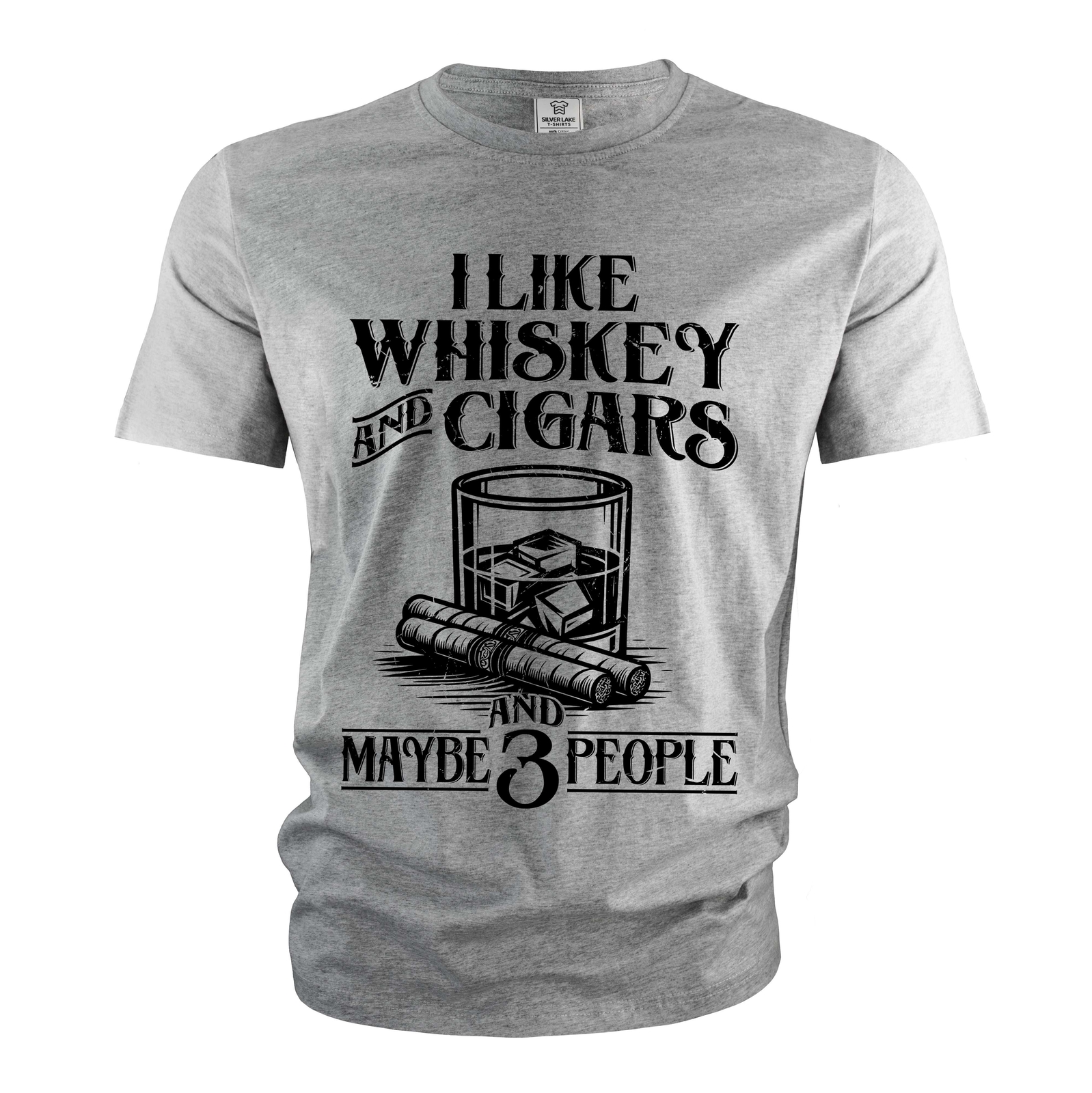 Men’s Funny I like Whiskey and cigars shirt and maybe 3 people grandpa dad gifts