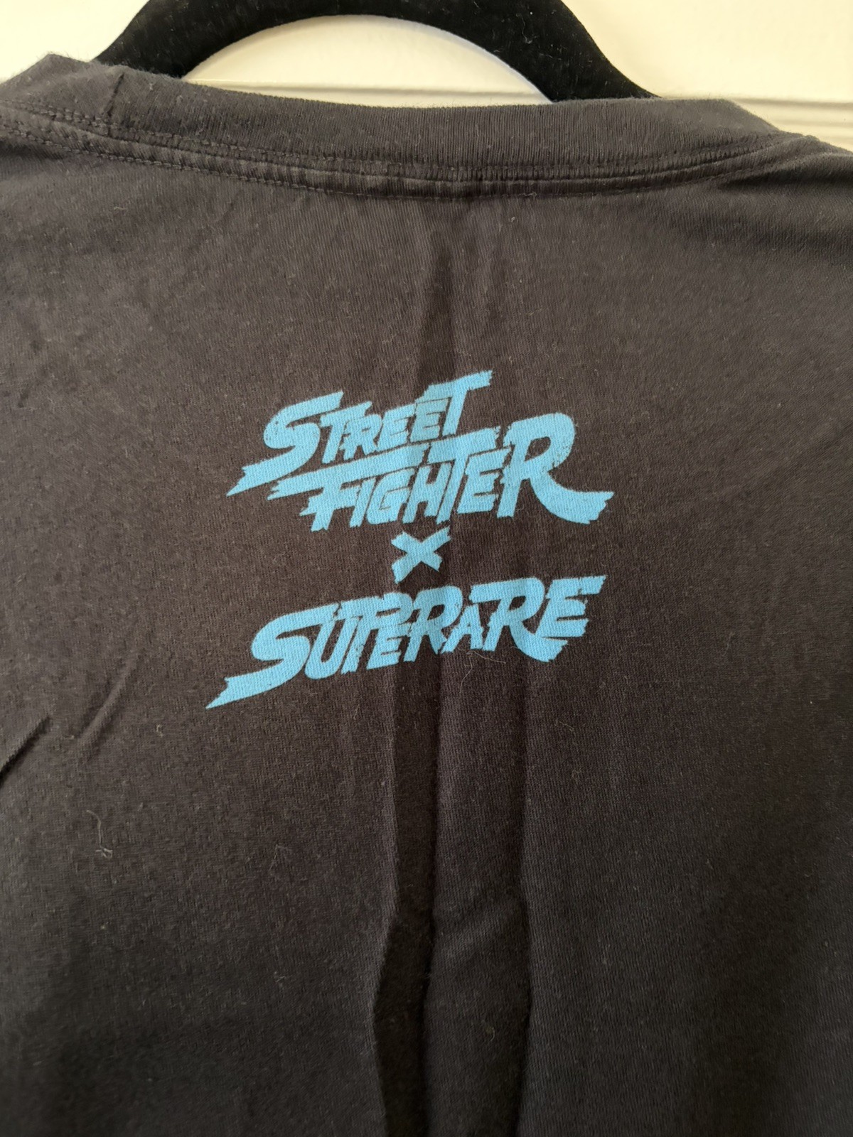 Street Fighter x Superare XL Shirt Sagat’s Academy Collab Black Video Game Rare