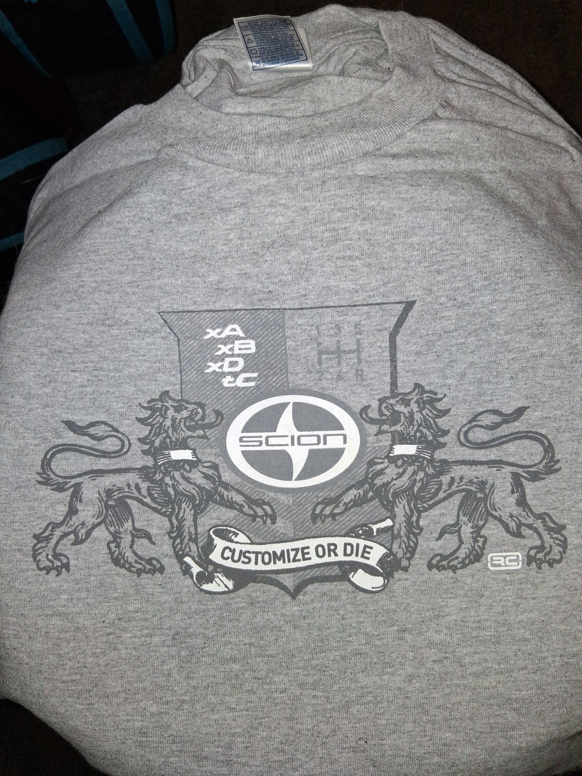 Brand XL Gray Collectible Scion Shirt Alstyle Appeal Active Wear Brand T-Shirt