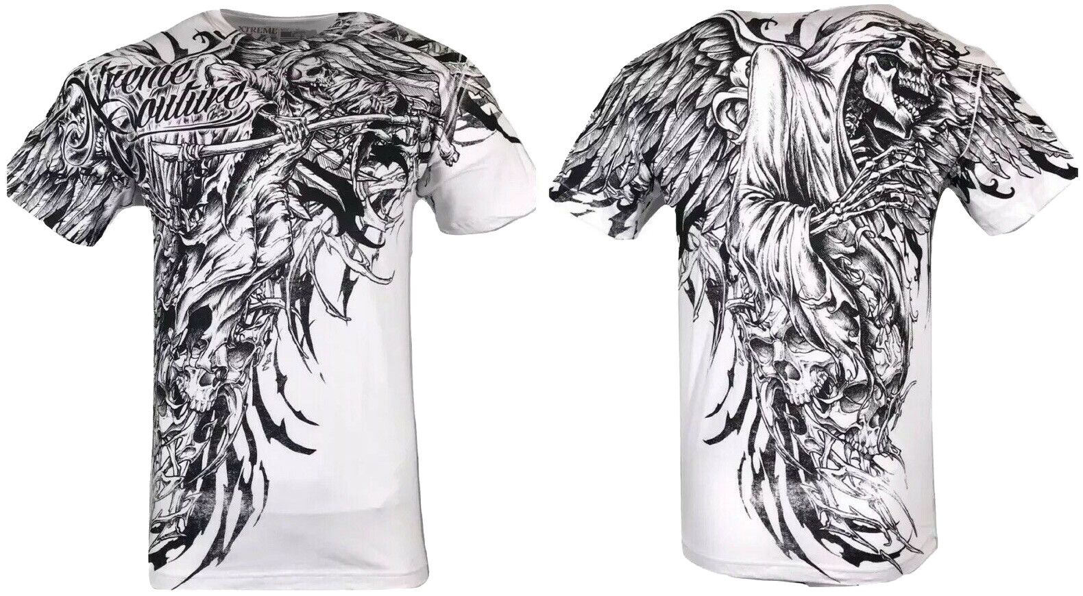 XTREME COUTURE by AFFLICTION Men’s T-Shirt SORROW Skull Biker MMA S-5X