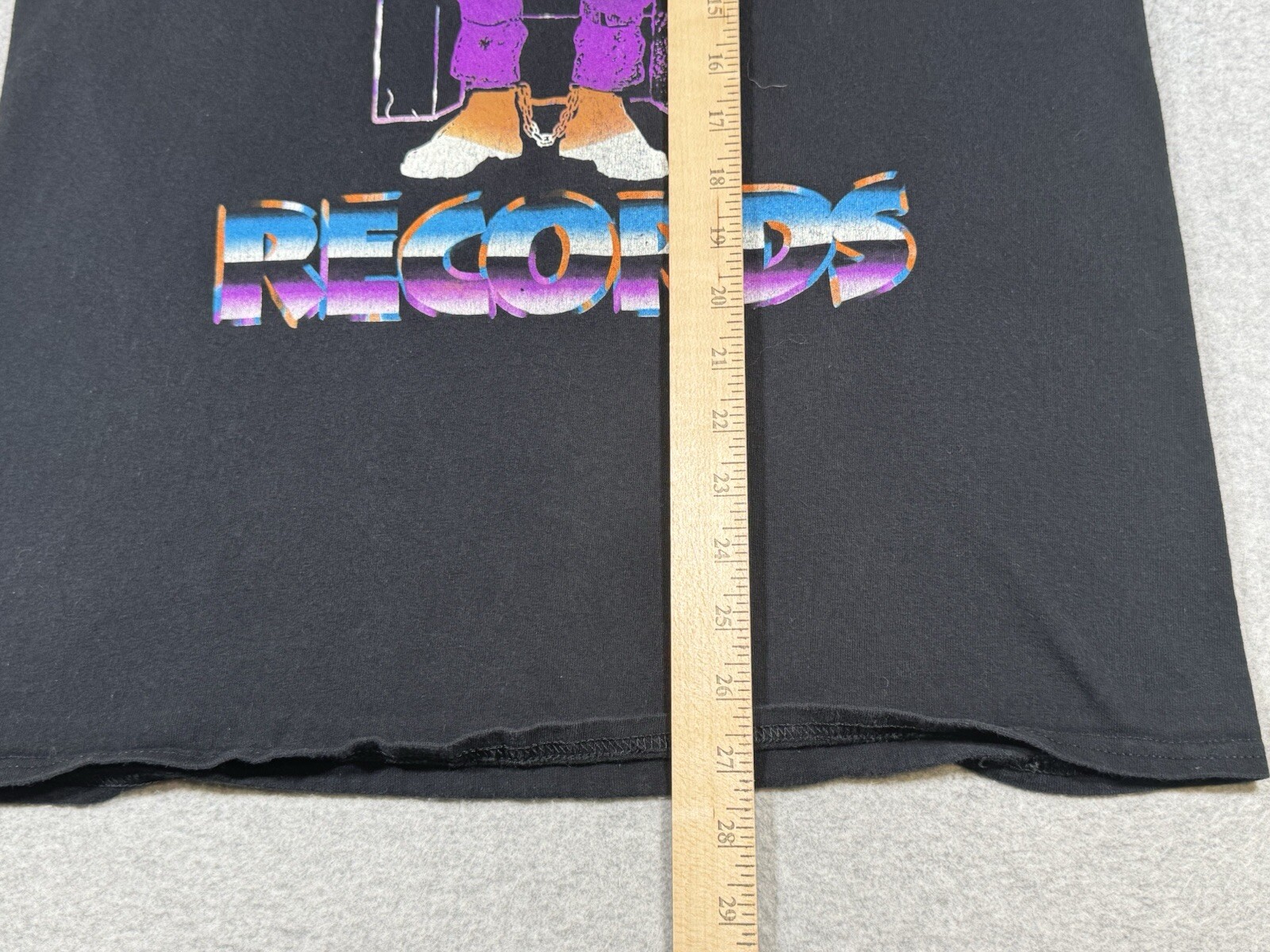 Death Row Records Shirt Adult Black Medium Recording Company Rap Hip Hop Music