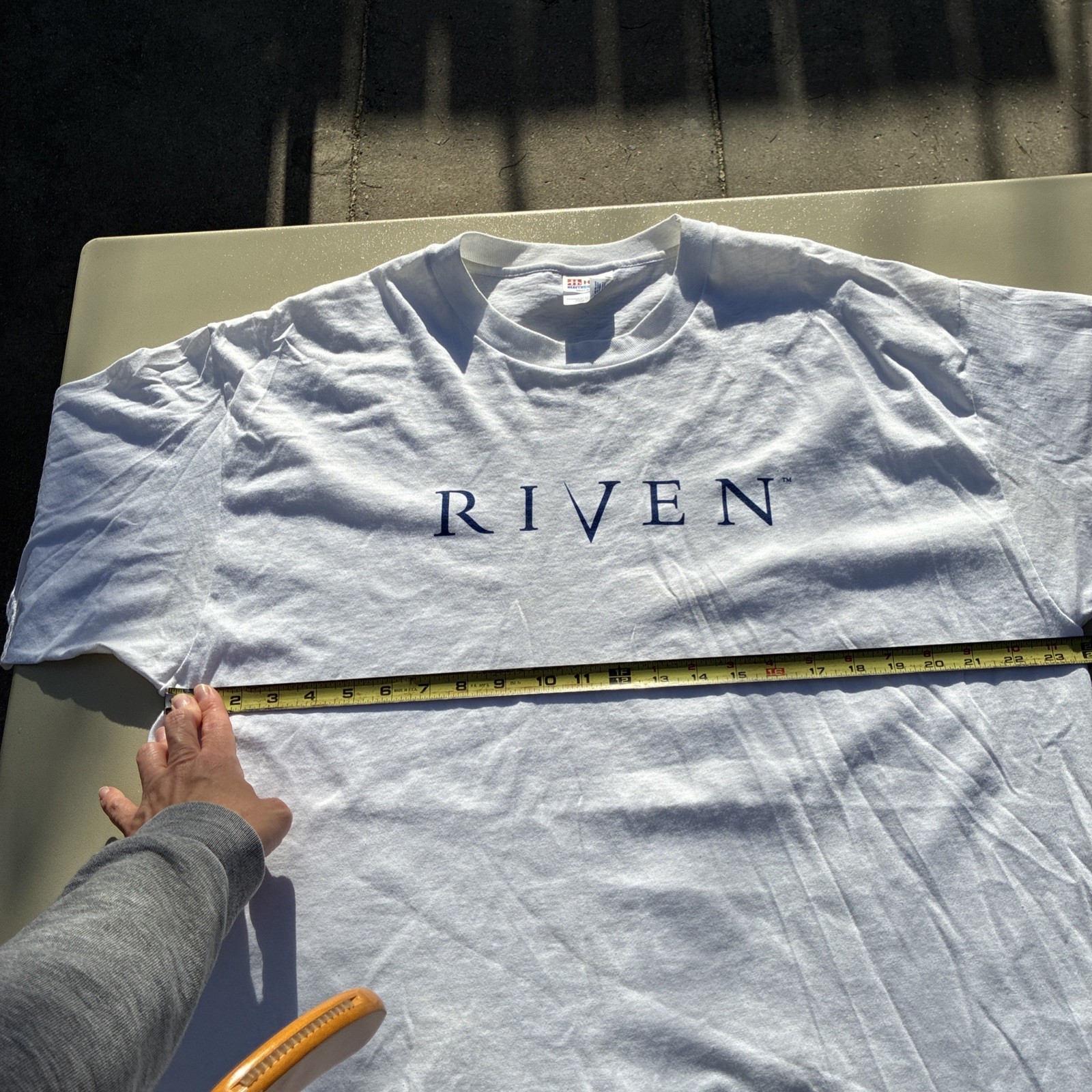 VTG Riven 1997 Cyan Inc Promo Video Game Computer Game T Shirt Size XL AS IS