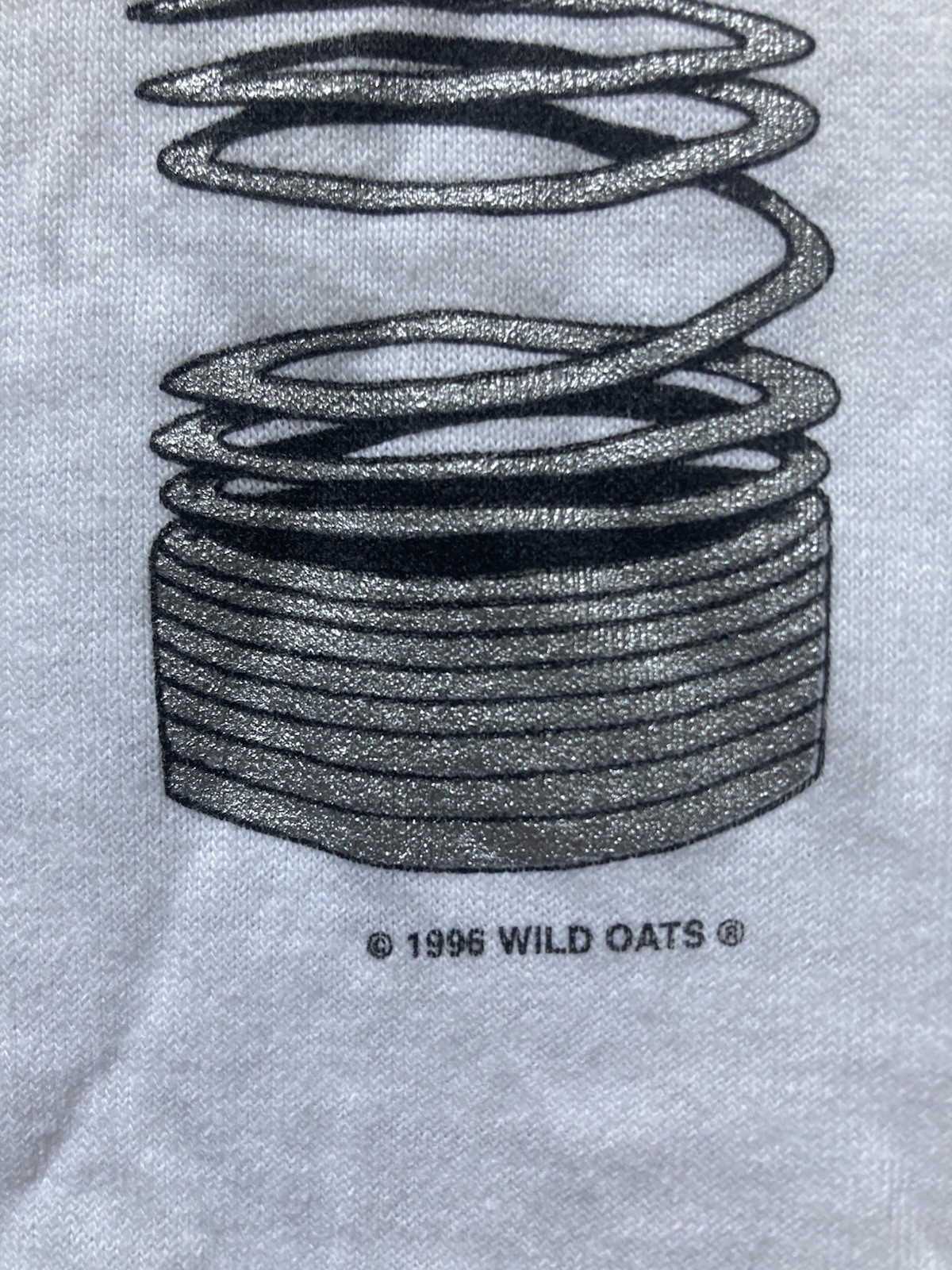 Wild Oats Vintage 1996 NWOT Single Stitch Tshirt Slinky Toy Mens XL USA Made