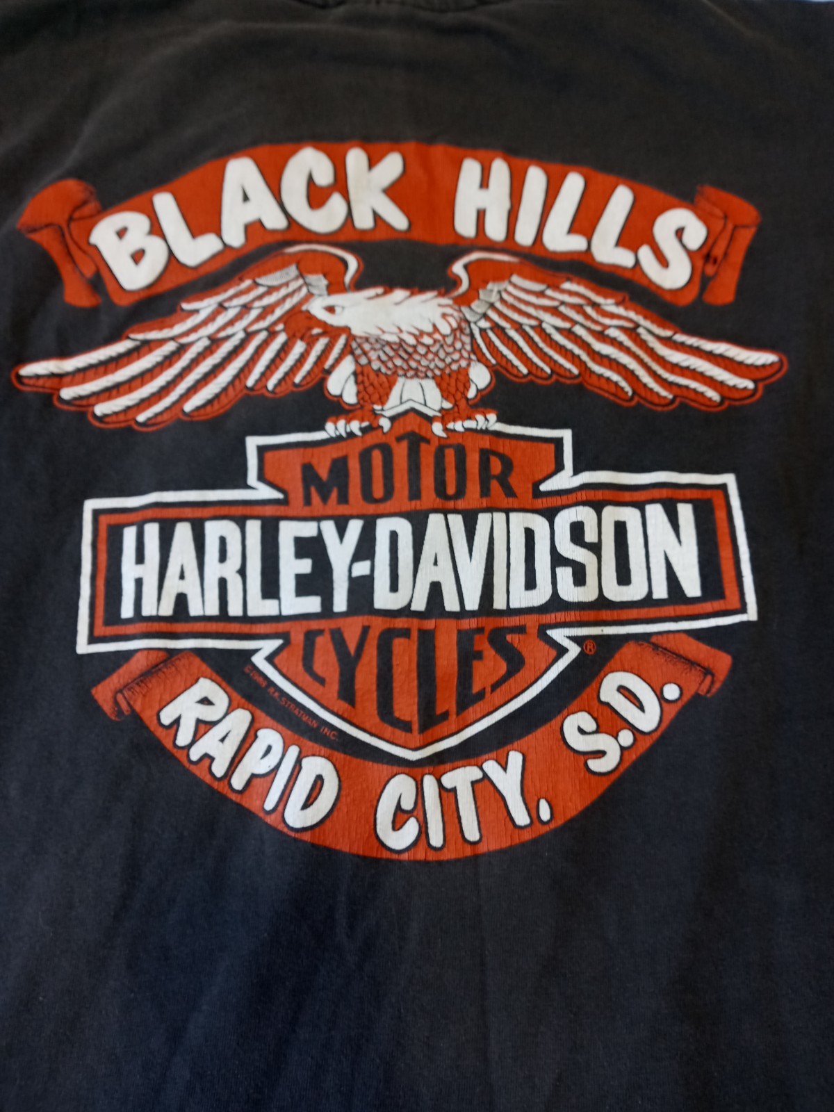 Vintage Harley Davidson Shirt Sturgis 50th Annual International Event Late 80’s