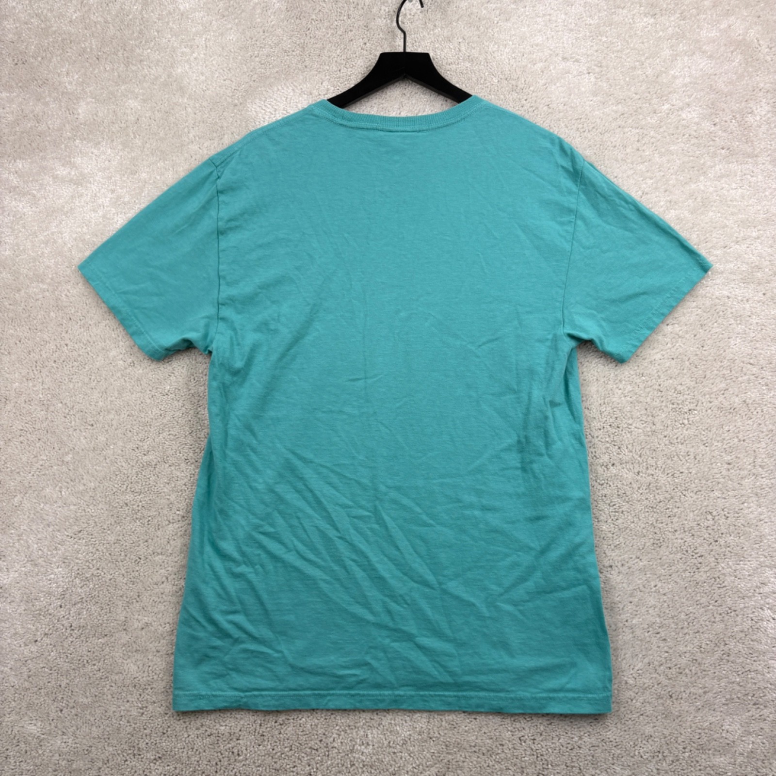 Teddy Fresh T Shirt Adult Size Medium Blue Short Sleeve Earth Day Cotton Graphic