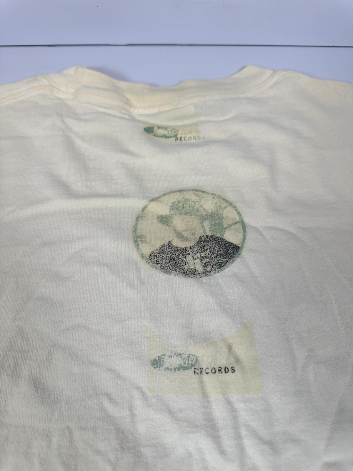 Vintage Faded Unknown Country Artist White Single Stitch T shirt