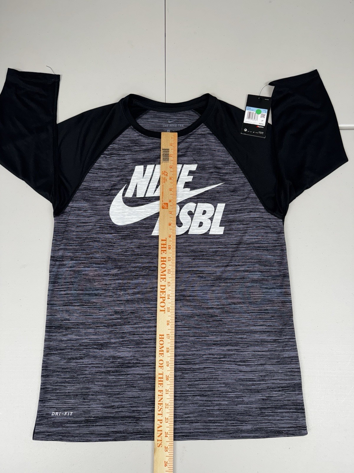 Nike Men’s Velocity Legend 3/4 Sleeve Baseball Top Gray $40 NWT Pick Size