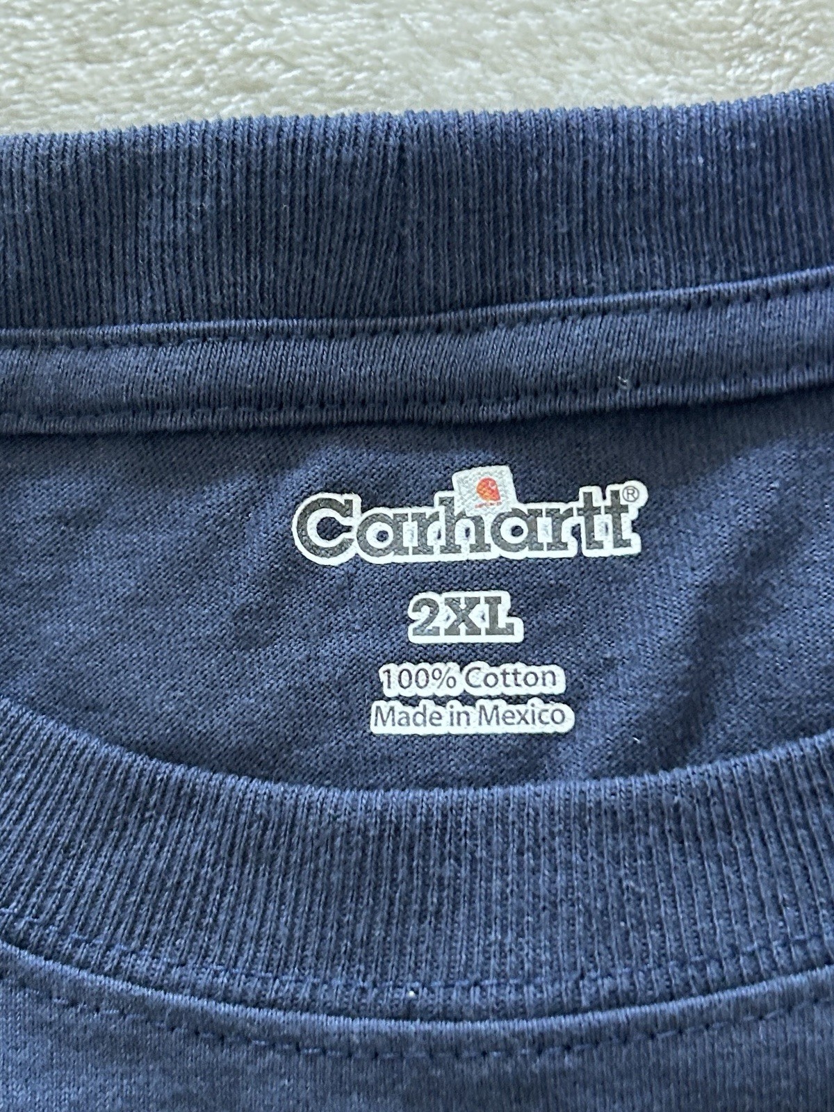Carhartt K87 Short Sleeve Tee Heavy Weight Pocket T Shirt UPF Fabric 2XL