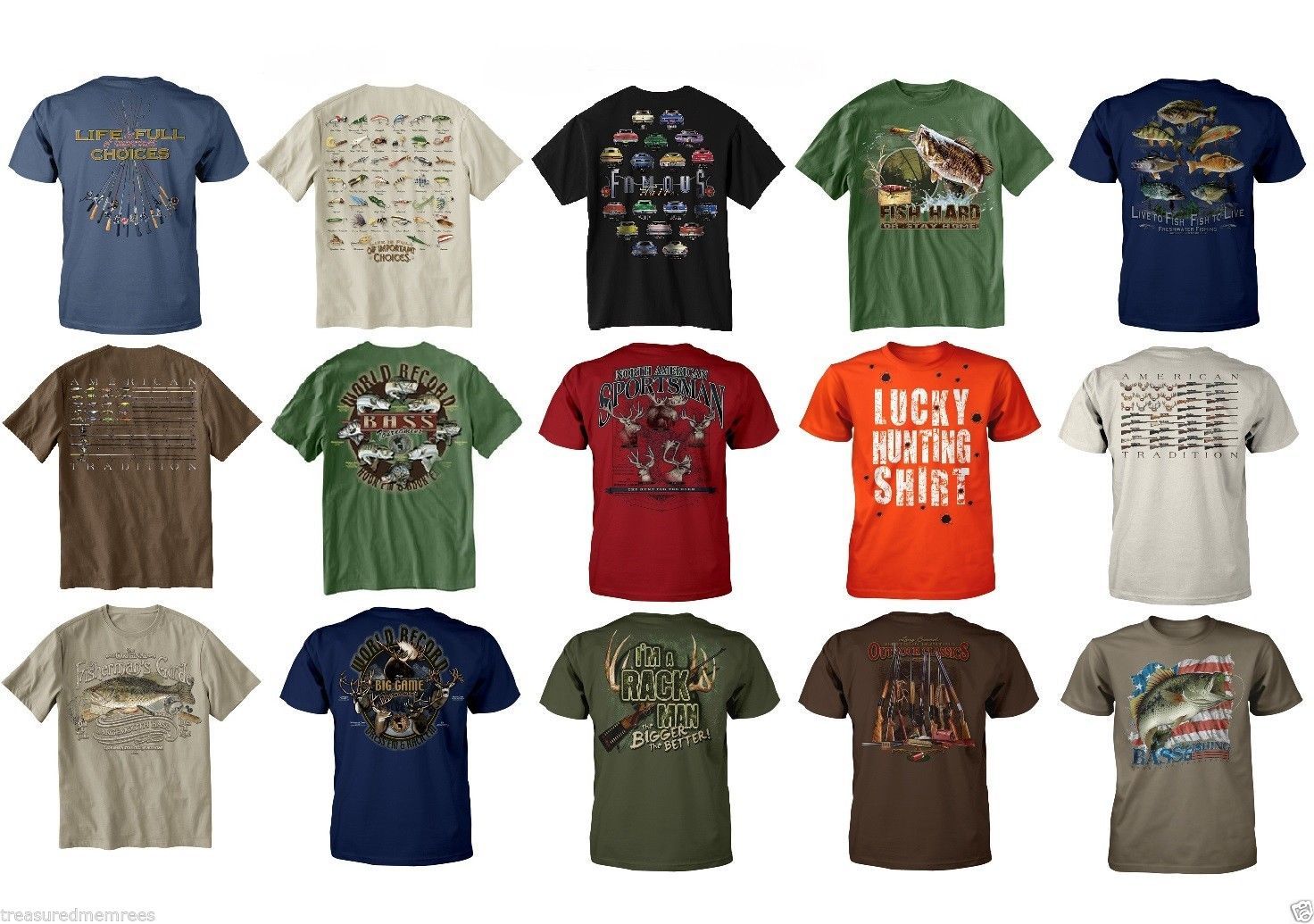 Old Country Outfitters Lucky Hunting T-Shirt ~ Pick Your Size ~ SM, MED or LRG