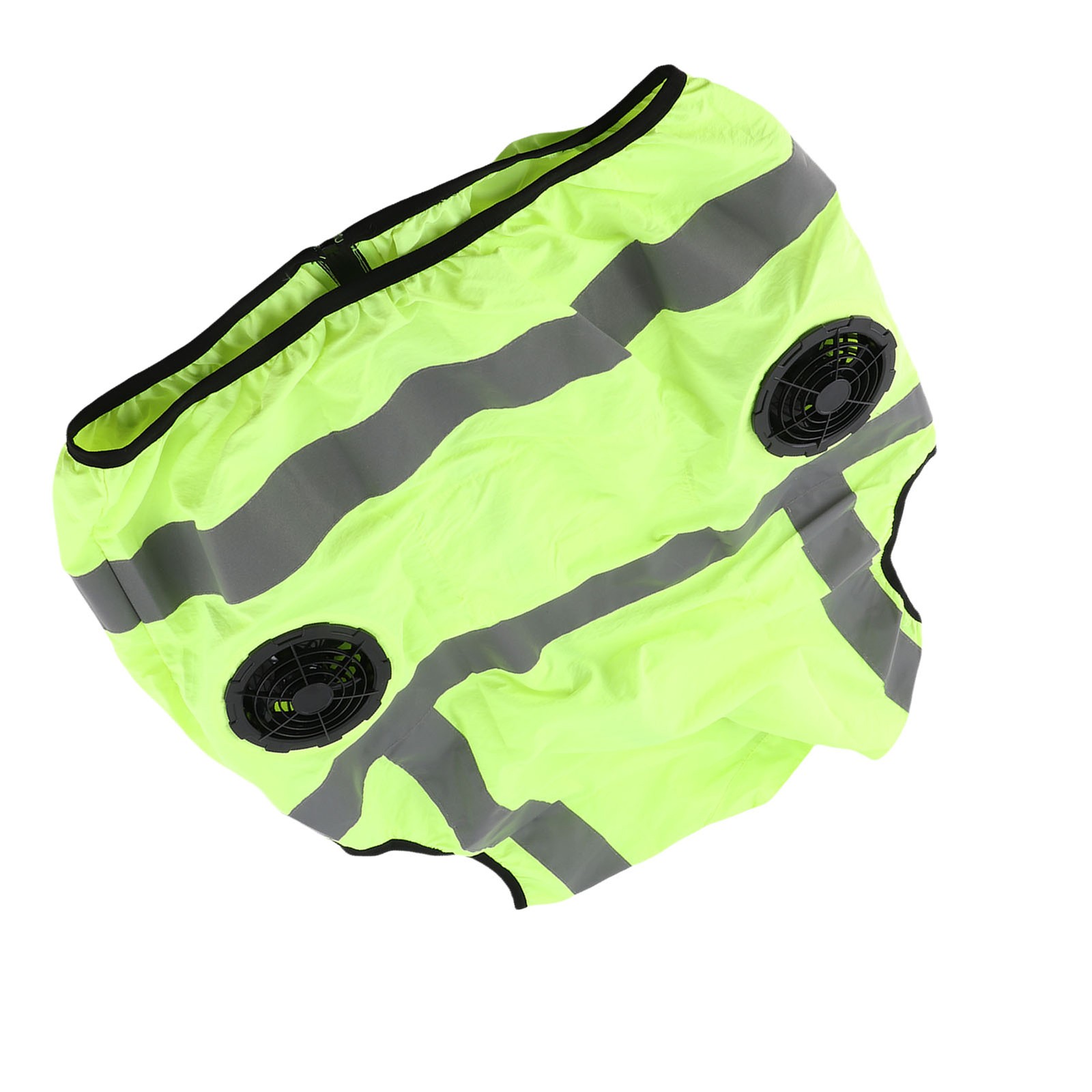 Cool Vest Summer Cooling Fan Waistcoat Air Conditioned Reflective Stripe