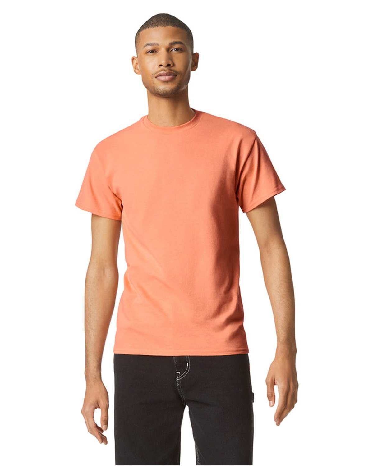 Gildan G500 Adult Solid Heavy Cotton Tee Plain Blank Casual T-Shirt